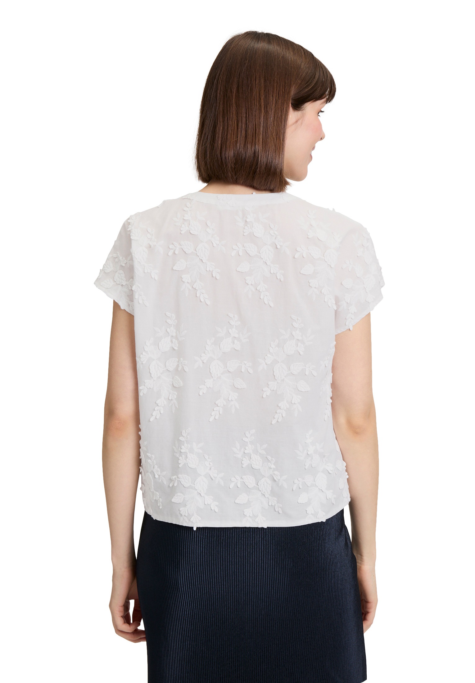 Betty&Co Hemdbluse »Betty & Co Hemdbluse mit Stickerei«