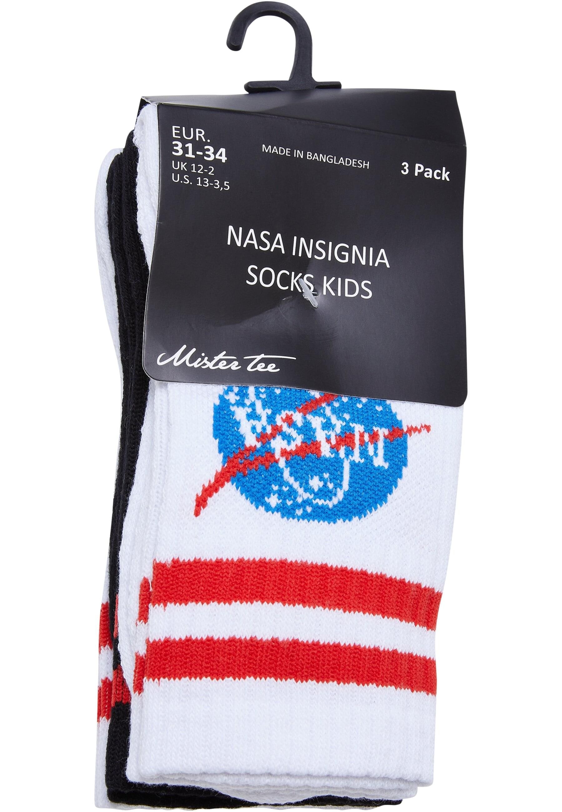 MisterTee Basicsocken "MisterTee Unisex NASA Insignia Socks Kids 3-Pack", ( günstig online kaufen