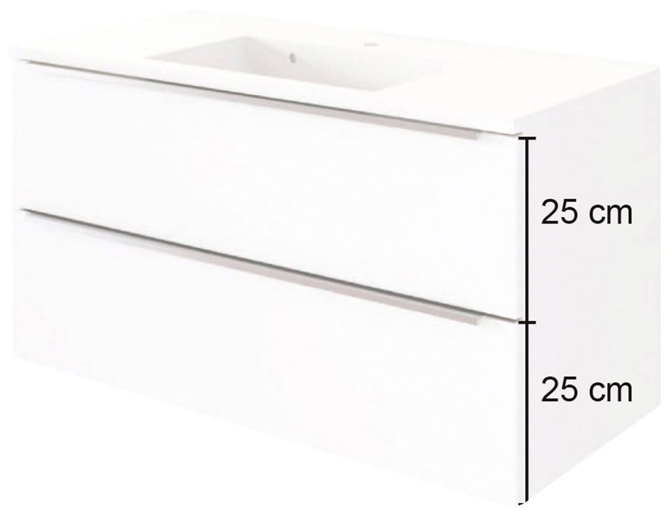 welltime Waschtisch »Matera«, Breite 100 cm