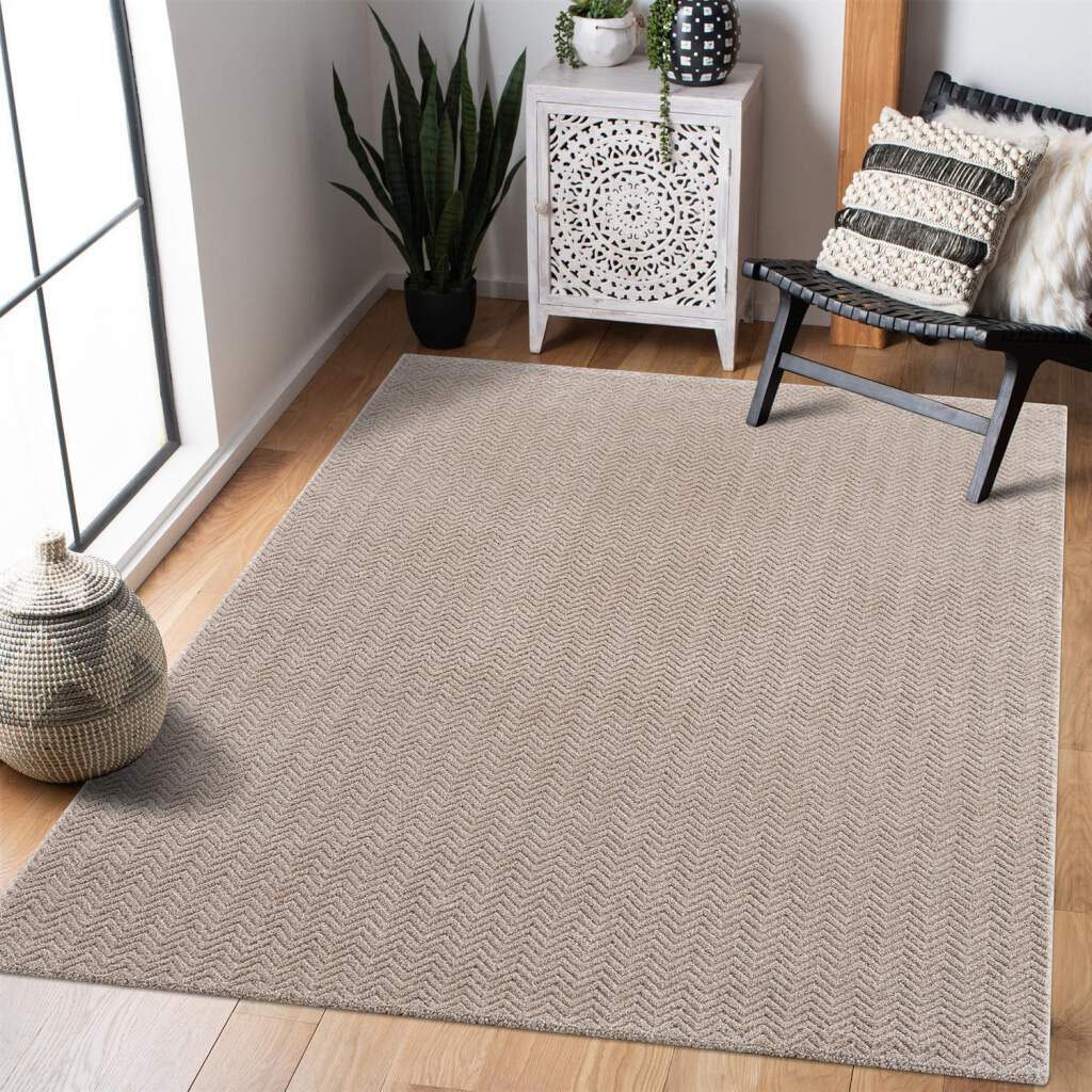 Carpet City Teppich "Friseé-Teppich FANCY805" rechteckig 12 mm Höhe Läufer, günstig online kaufen