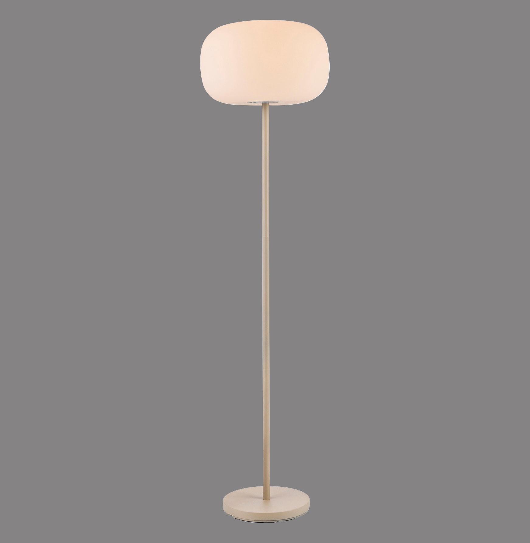 SCHÖNER WOHNEN-Kollektion LED Außen-Stehlampe »LUMARA« LED-Board 1 Stk. Warmweiß Kabellose Akku-Lampe, dimmbar, IP54, Macchiato – für innen & außen