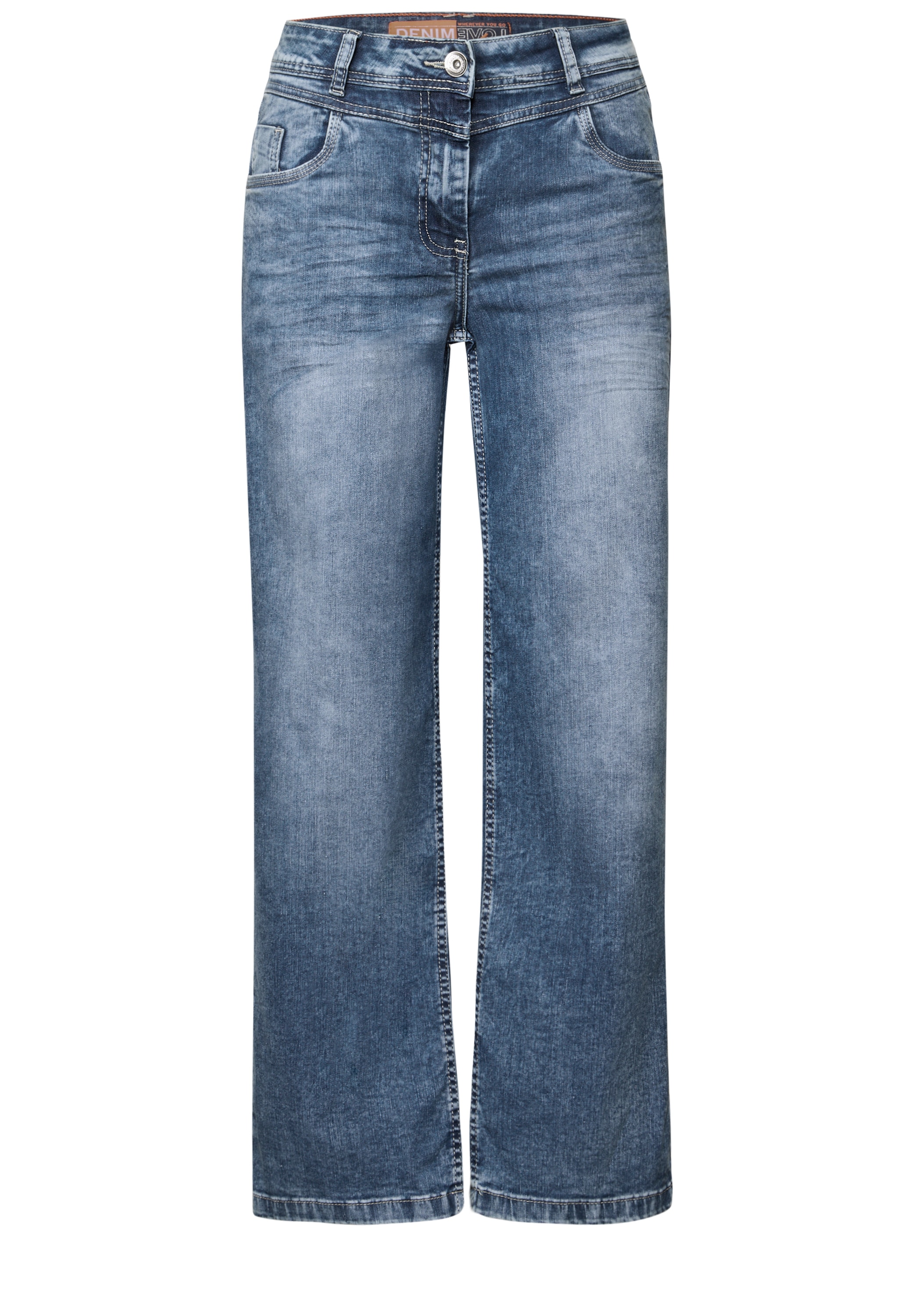 STREET ONE Loose-fit-Jeans, High Waist