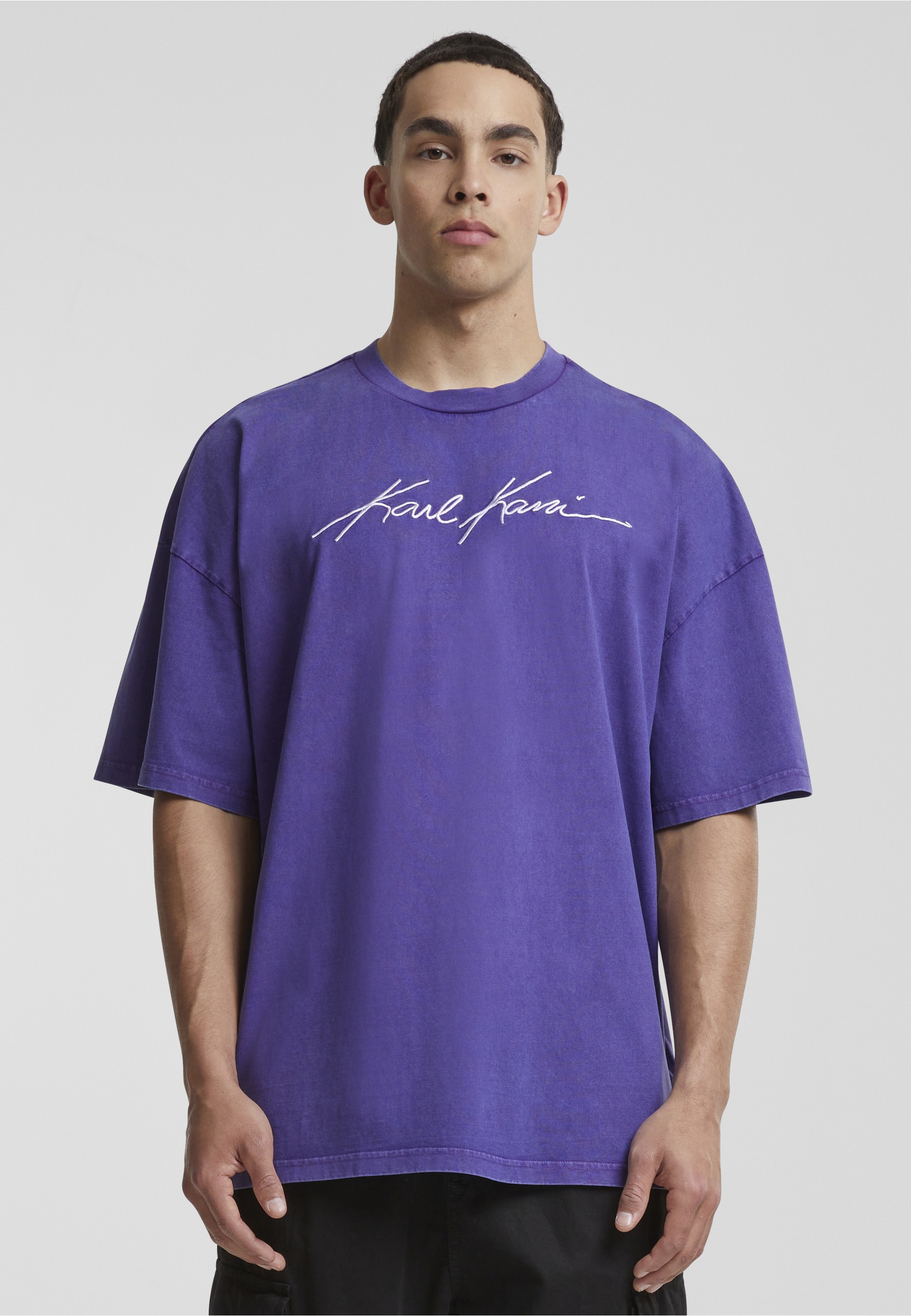 Karl Kani T-Shirt »Karl Kani KM242-048-4 Autograph Washed Boxy Tee« 1 Stk.