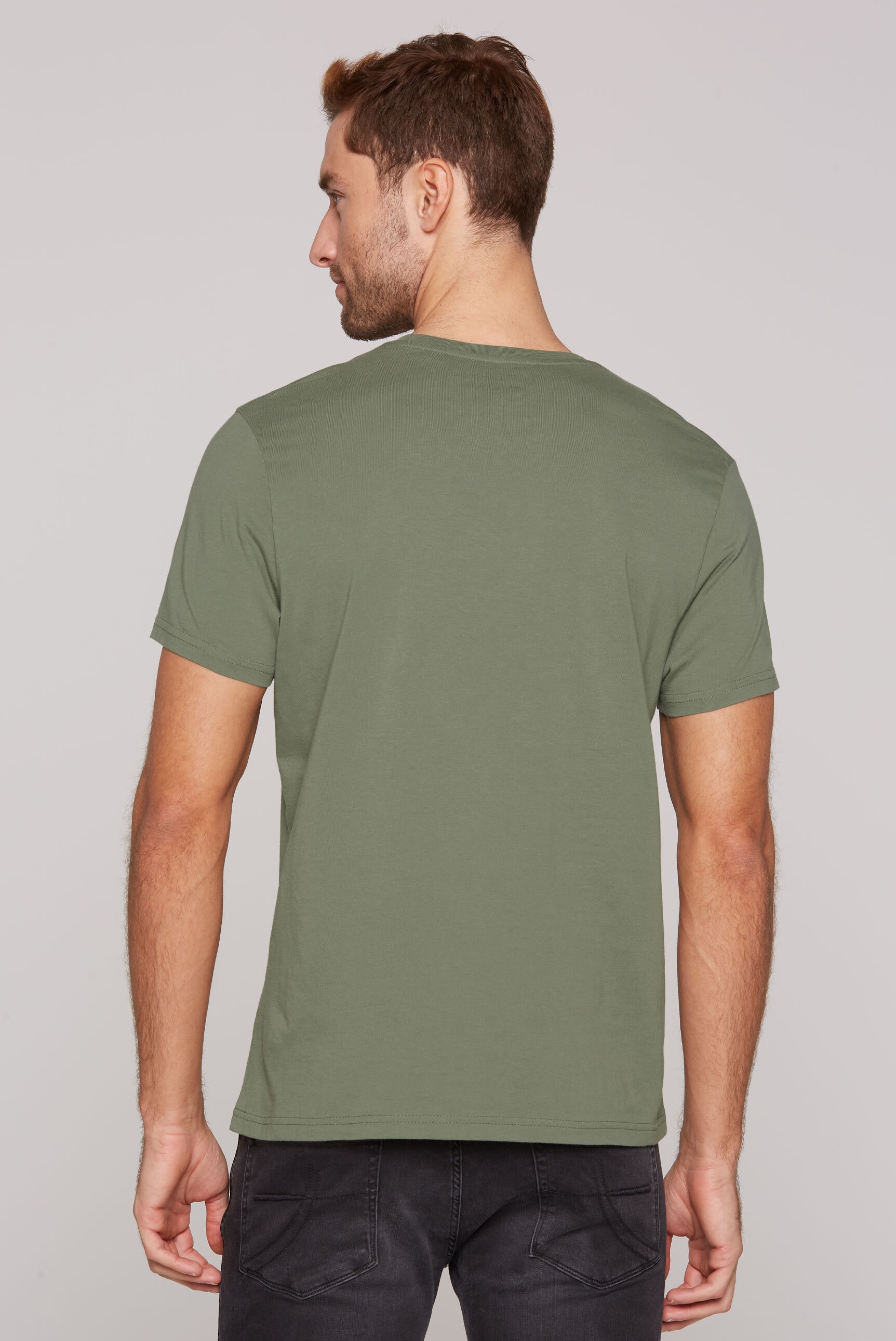 CAMP DAVID Rundhalsshirt, aus Baumwolle