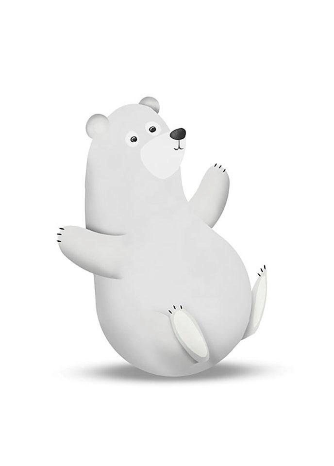 Komar Bild »Cute Animal Polar Bear«, Tiere, (1 St.), Wandbild zur Dekoration - ohne Rahmen