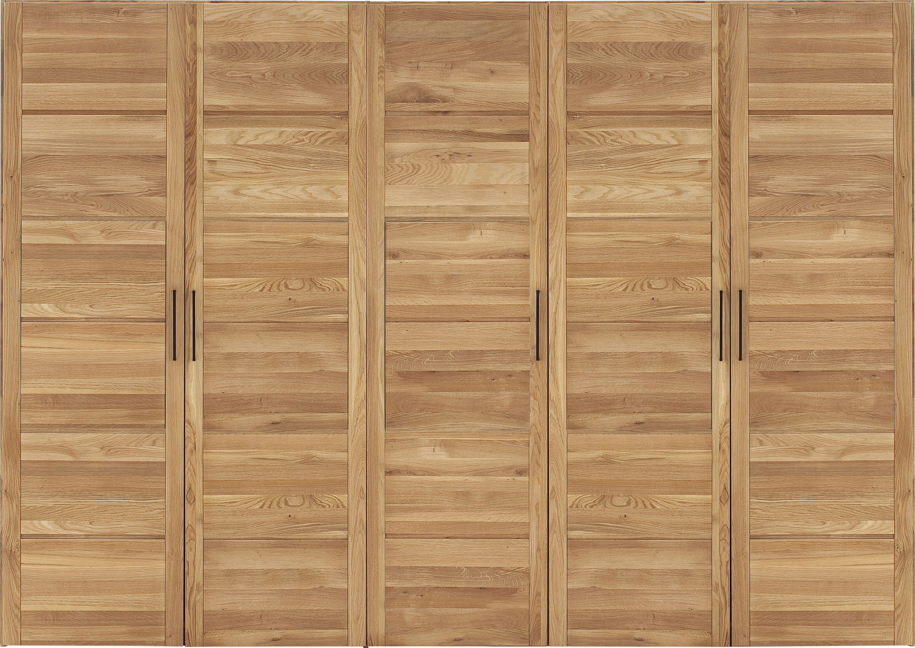 Home affaire Kleiderschrank "Chamara" aus massivem Eichenholz, in unterschiedlichen Breiten, Höhe 218 cm