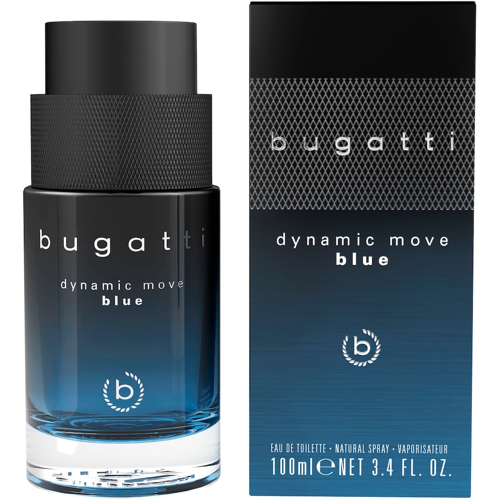 bugatti Eau de Toilette »Dynamic Move Blue EdT 100ml«