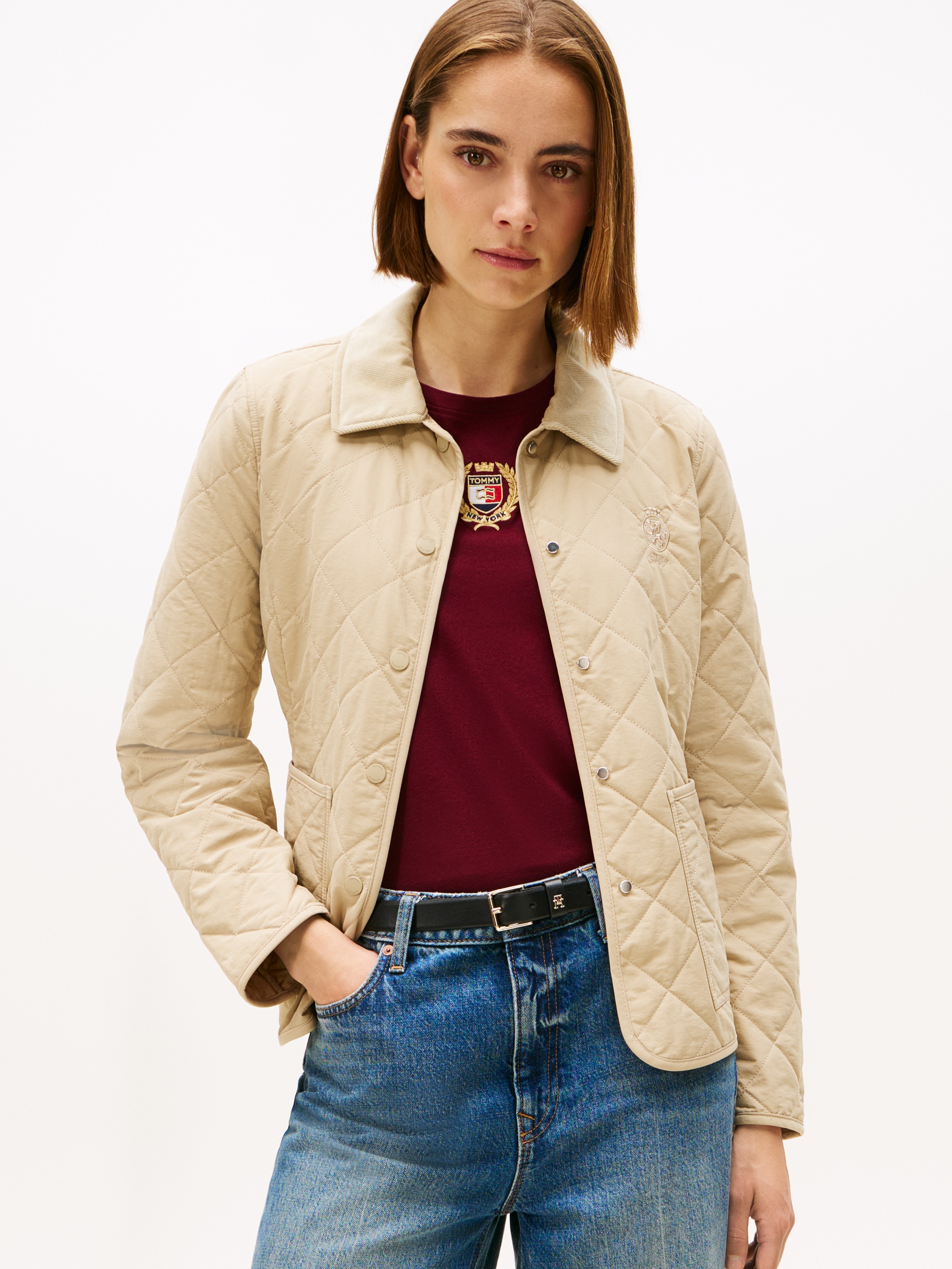 Tommy Hilfiger Steppjacke "PADDED QUILTED SLIM JACKET" günstig online kaufen