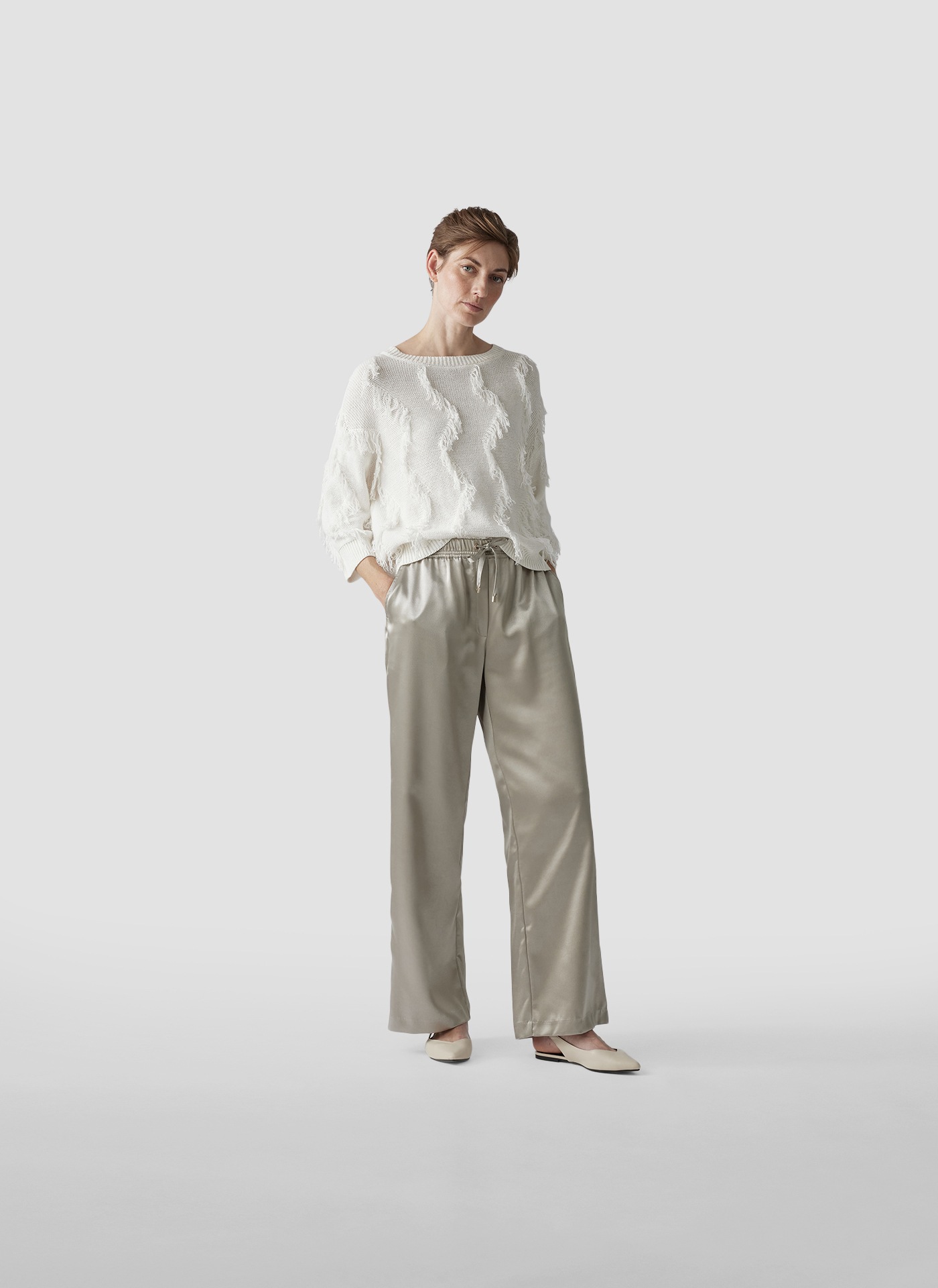 LeComte Jerseyhose »LeComte Elegante Satin-Hose«