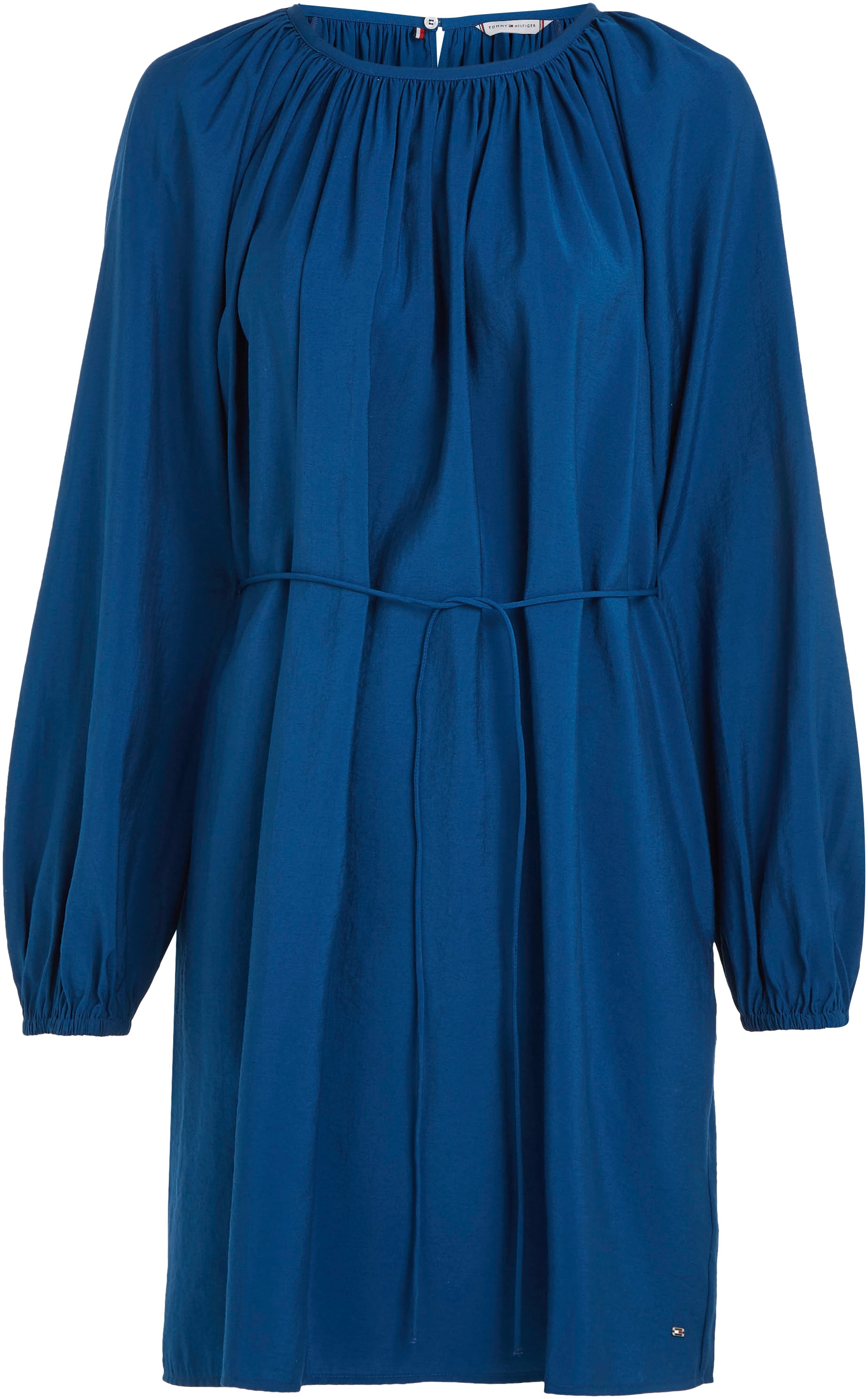 Tommy Hilfiger Blusenkleid »TEXTURED MODAL mit Taillenbund | DRESS«, BAUR SHORT für kaufen