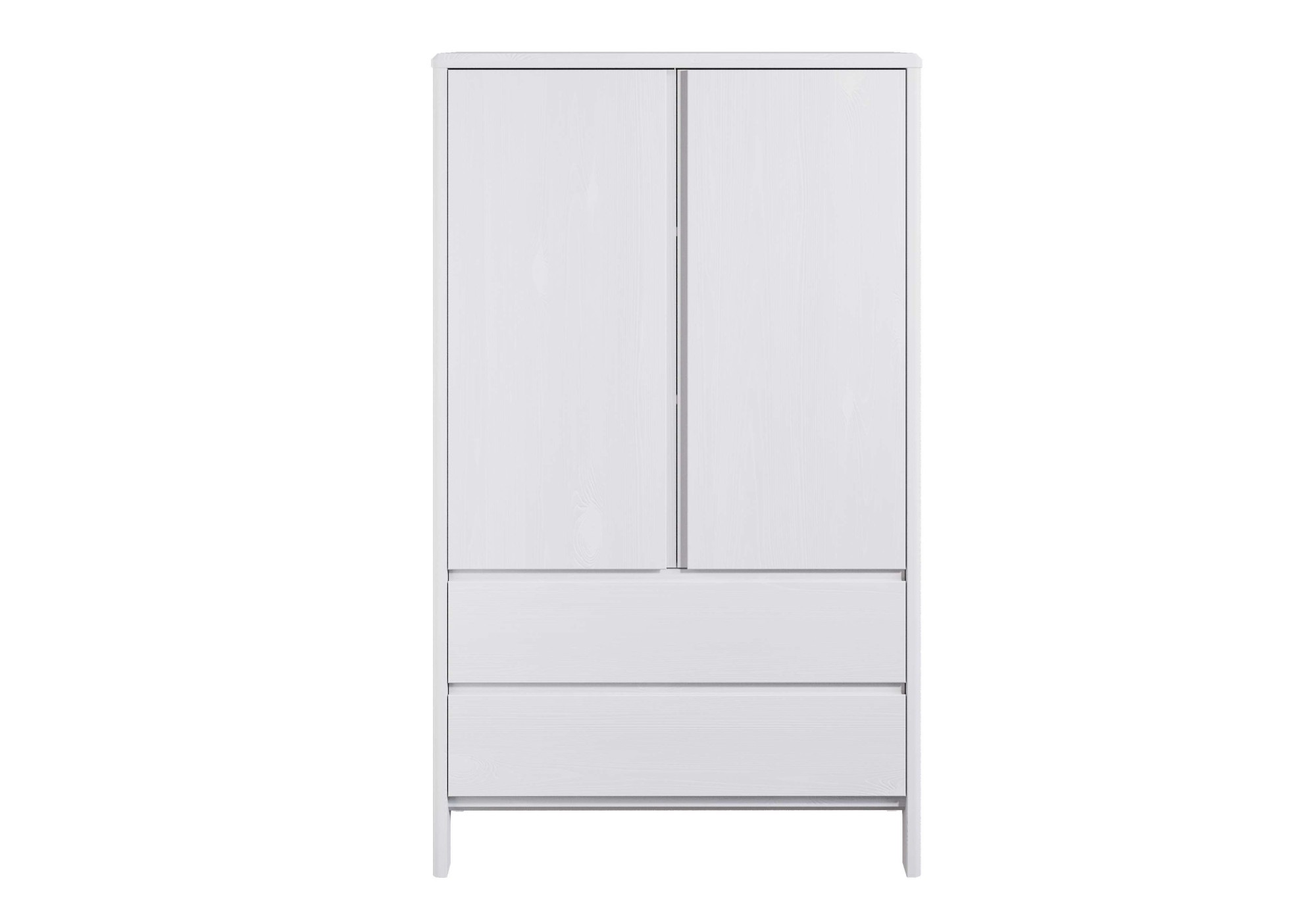 Thumbnail - Home affaire Wäscheschrank "Luven", (B/H/T ca. 98/137/34), aus massiver Kiefer, Höhe 137 cm, mit 2 Schubladen und 2 Türe...