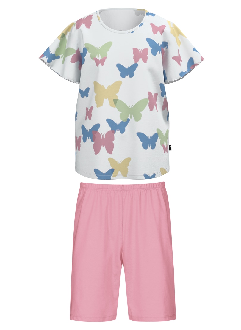 Trigema Schlafanzug »TRIGEMA Pyjama mit Allover-Druck "Schmetterlinge"« 1