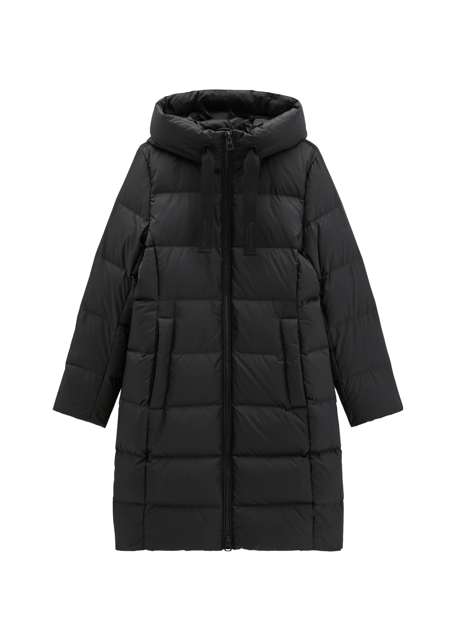 Marc O'Polo Daunenmantel mit 2-Way-Zipper und großer Kapuze - aktuelle HW26-Kollektion