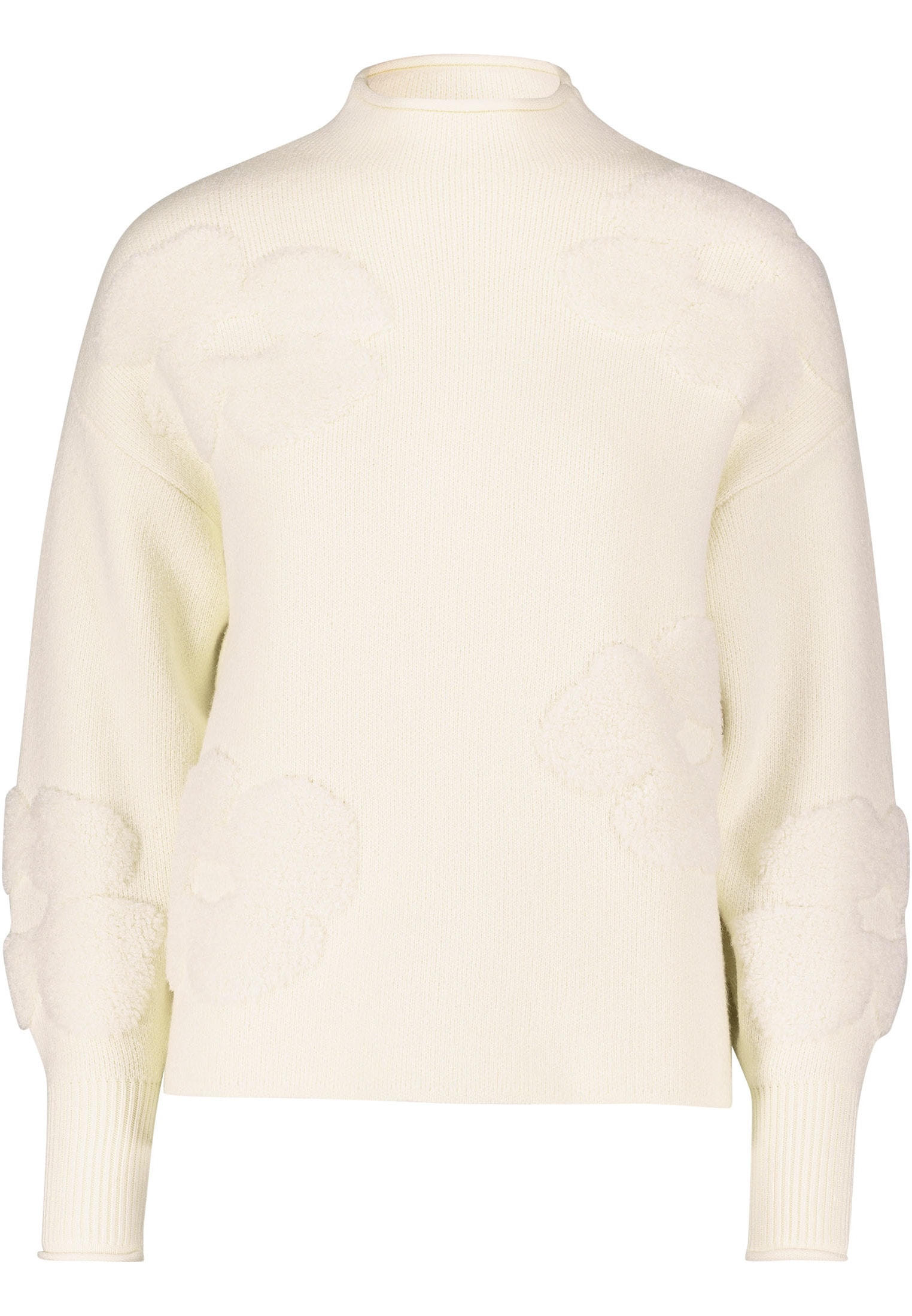 Zero Strickpullover »zero Pullover florales Strukturmuster«, weiteres Detail