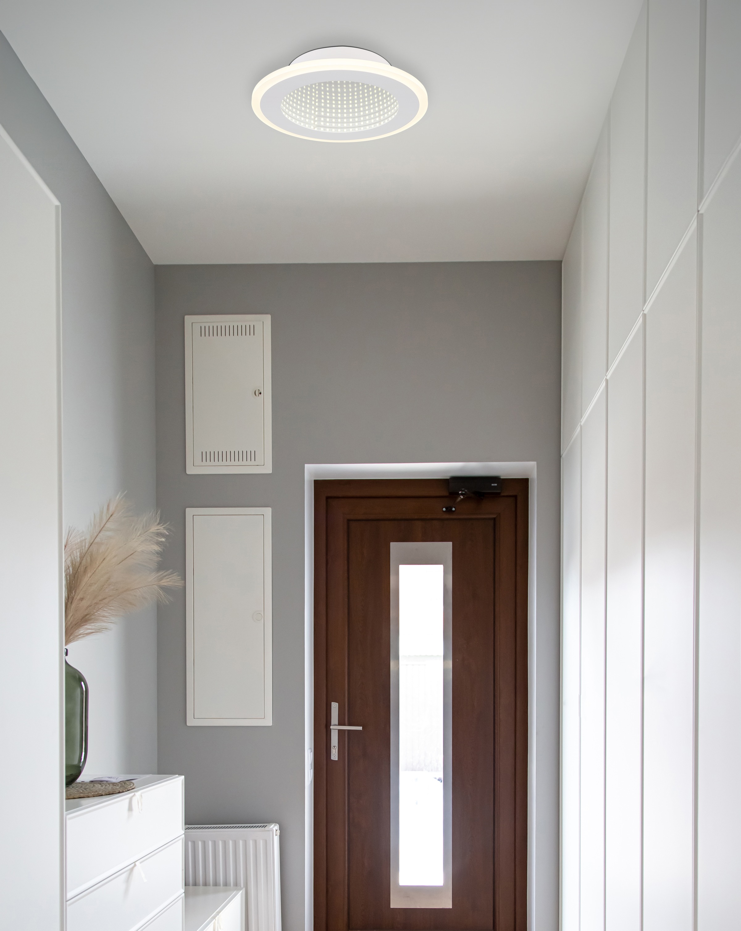 GLOBO LIGHTING LED Deckenleuchte »LAMELA«, Leuchtmittel LED-Modul | LED fest integriert, Deckenlampe/Wohnzimmer/Schlafzimmer/modern