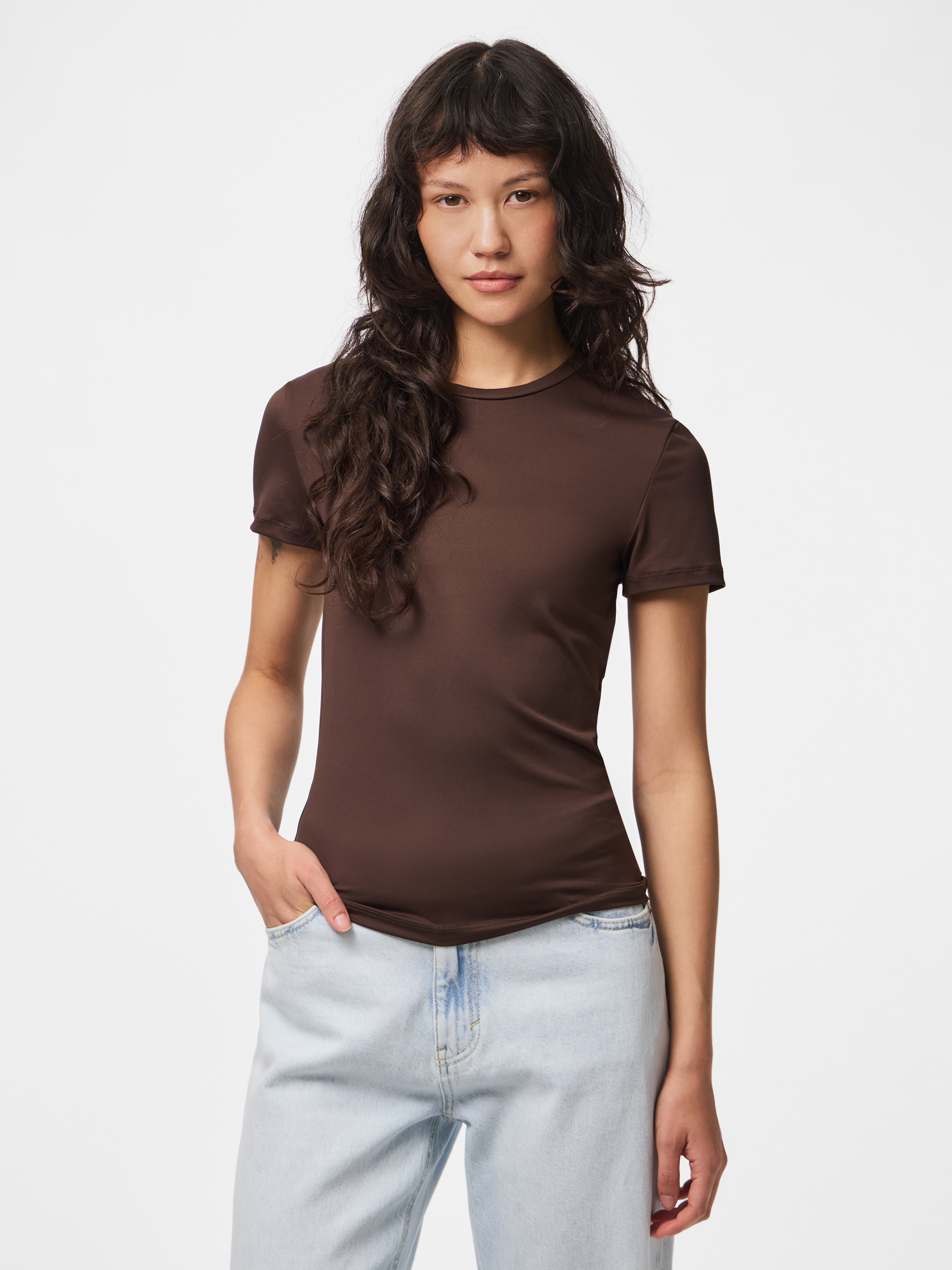 pieces "PCLULA SS TEE JRS NOOS" Materialmix