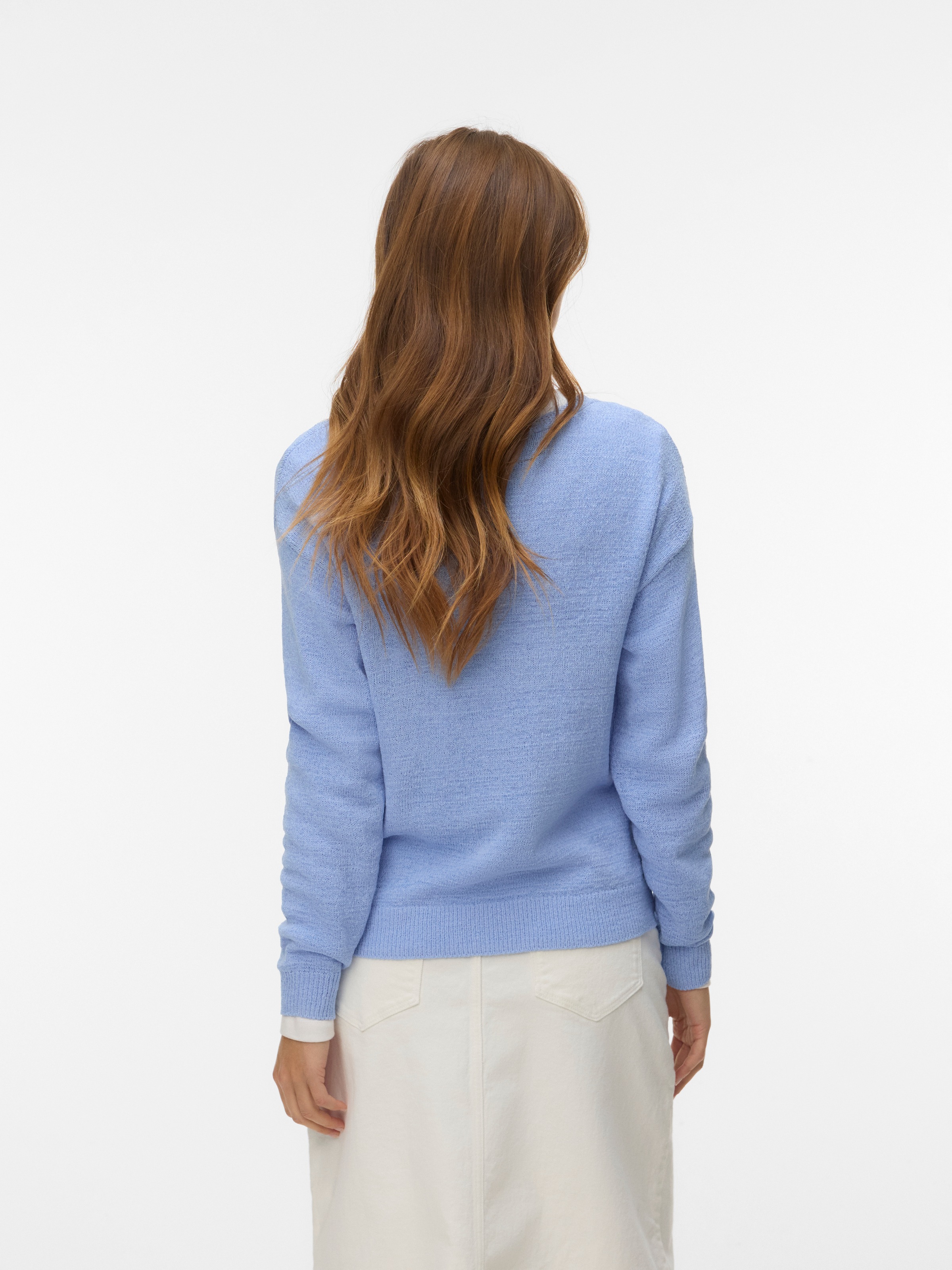 Vero Moda Strickpullover "VMCHARITY LS V-NECK PULLOVER NOOS" günstig online kaufen