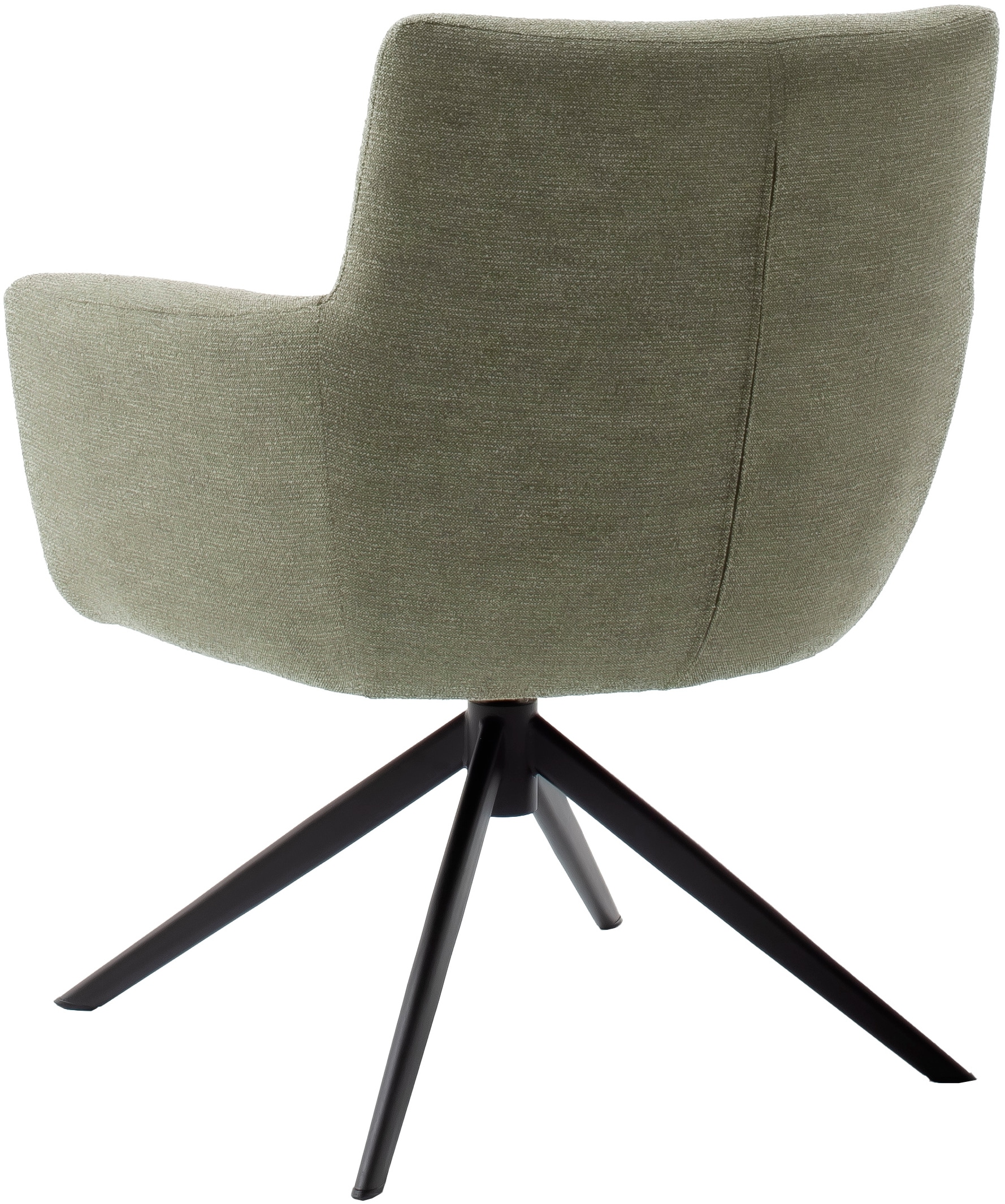 MCA furniture 4-Fußstuhl »WILSON Esszimmerstuhl, Armlehnstuhl, Polsterstuhl, modern«, (Set), 2 St., Flachgewebe, Stuhl, Armlehnenstuhl, drehbar, Taschenfederkern, belastbar 160 kg,XXL