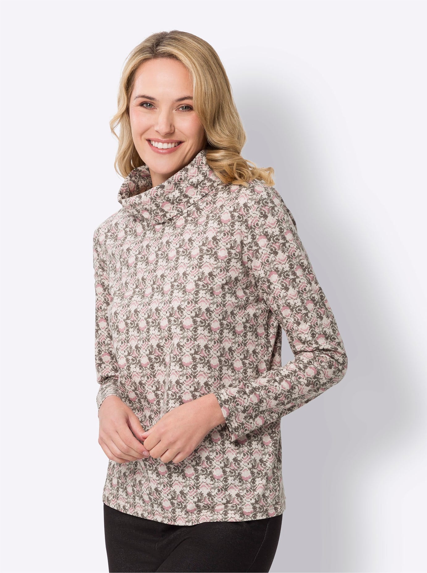 Classic Basics Rollkragenshirt "Stehkragen-Shirt" 1 Stk. tlg. günstig online kaufen