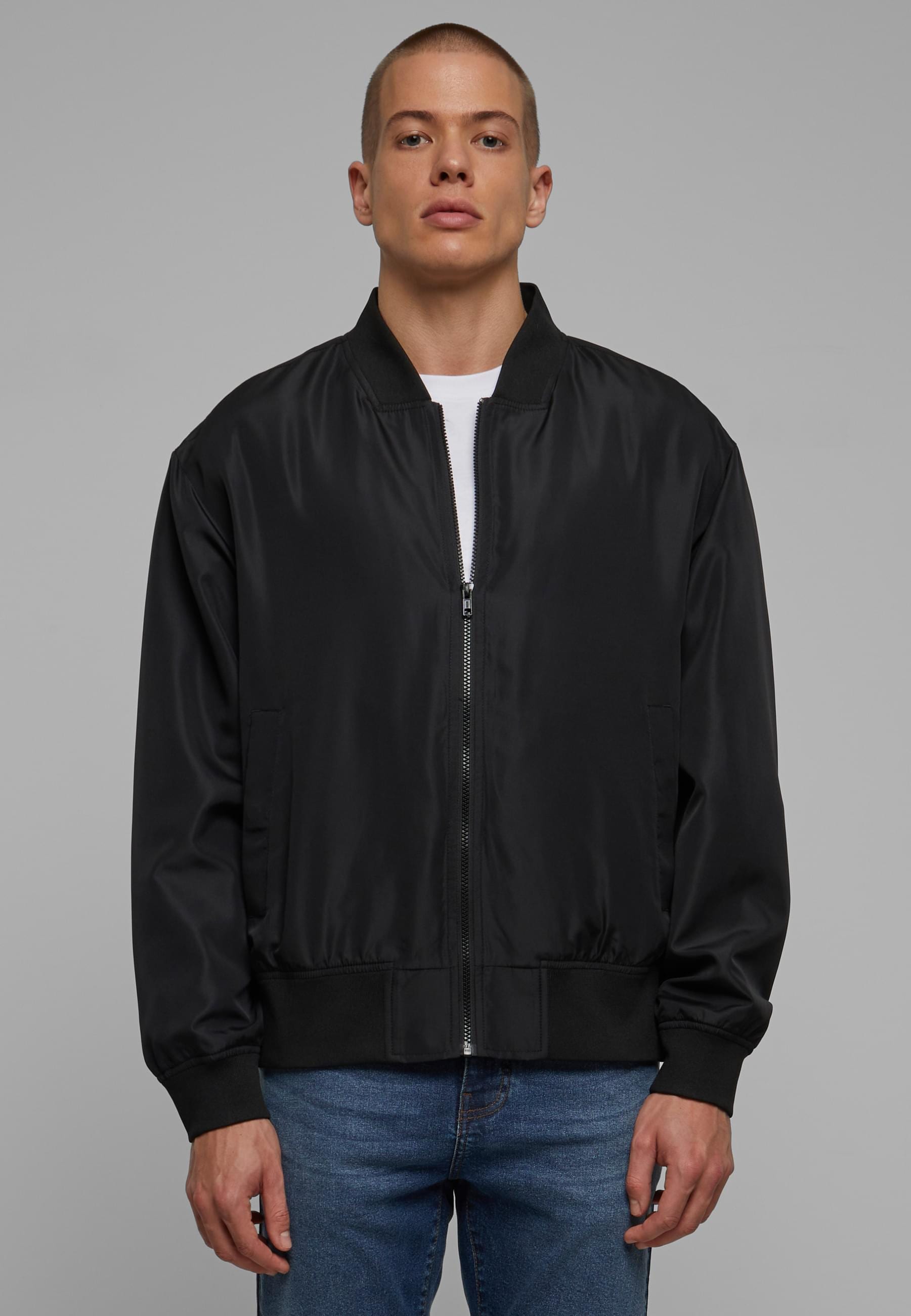 URBAN CLASSICS Bomberjacke »Urban Classics Herren Recycled Bomber Jacket«, (1 St.), ohne Kapuze