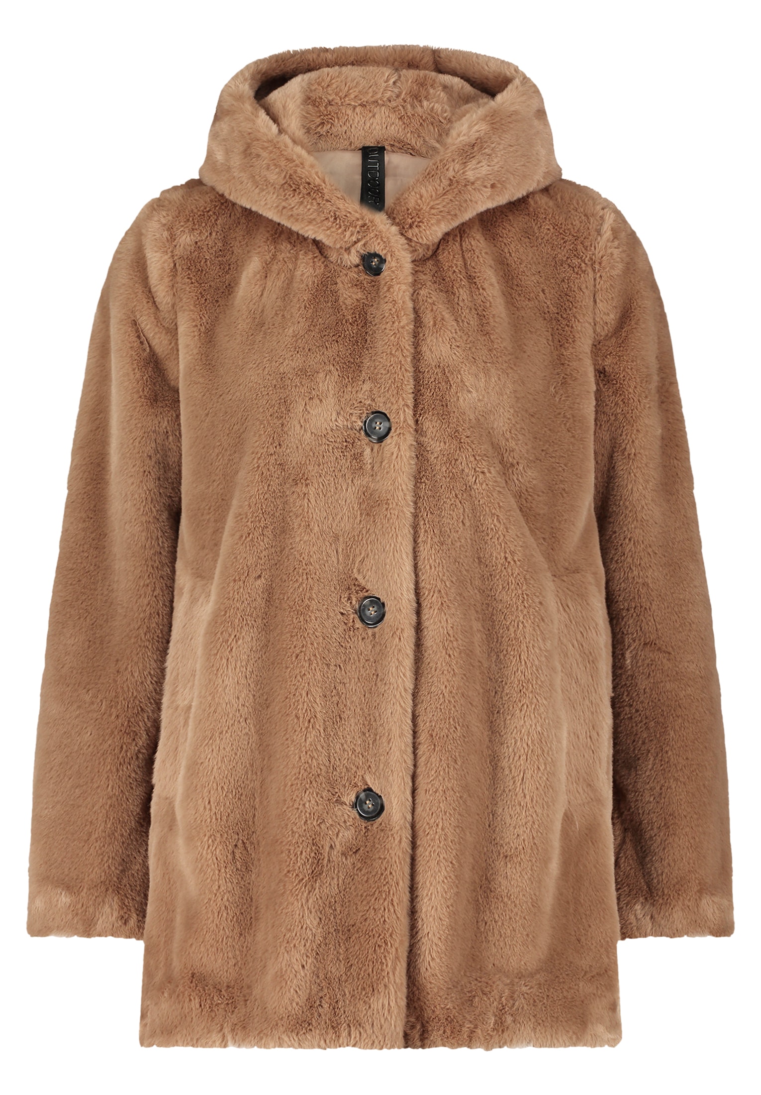 Betty Barclay Plüschjacke »Betty Barclay Damen Plüschjacke mit Kapuze«, mit Kapuze