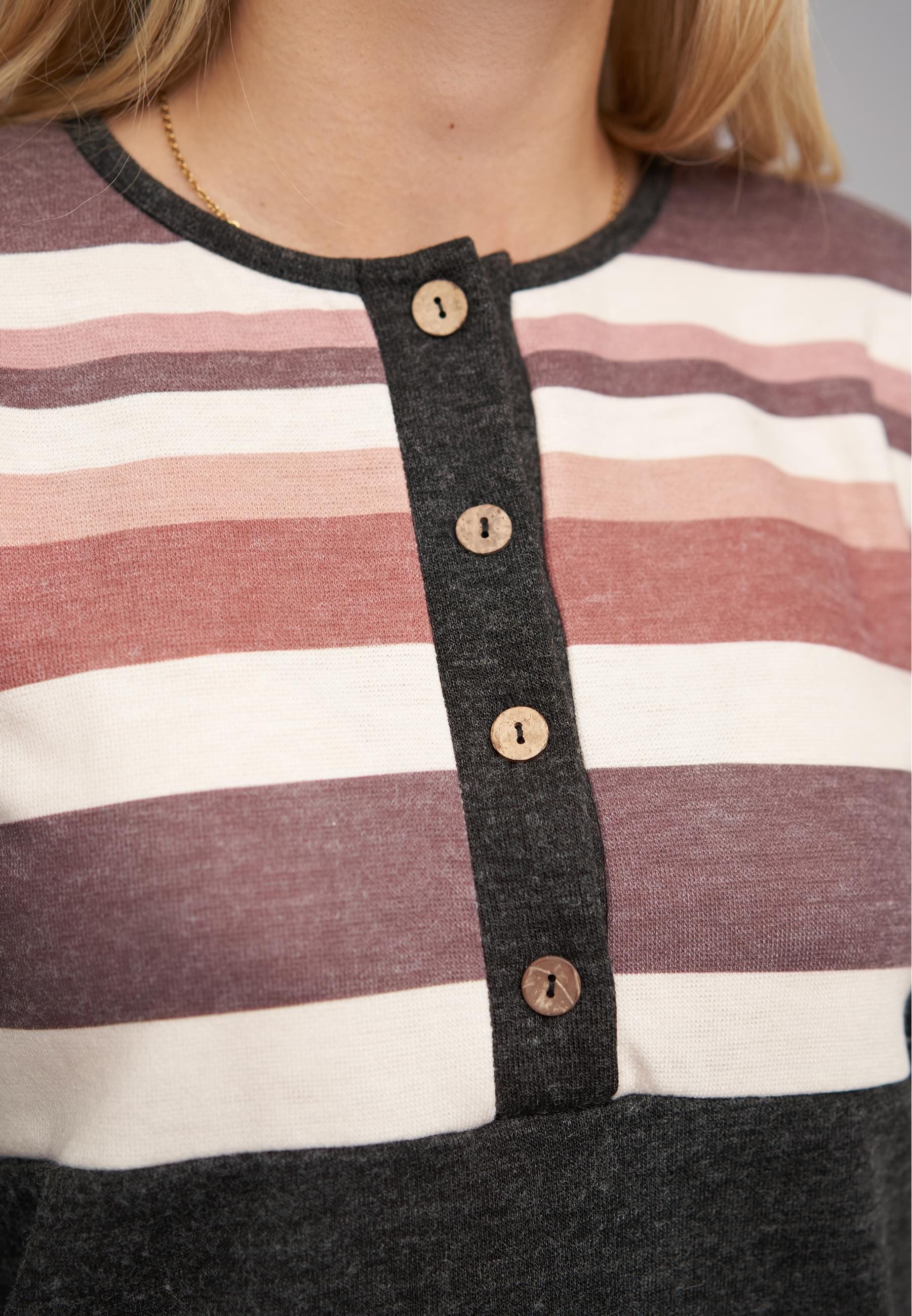 CLOUD 5IVE Sweater »CLOUD 5IVE Sweater mit Knopfleiste«