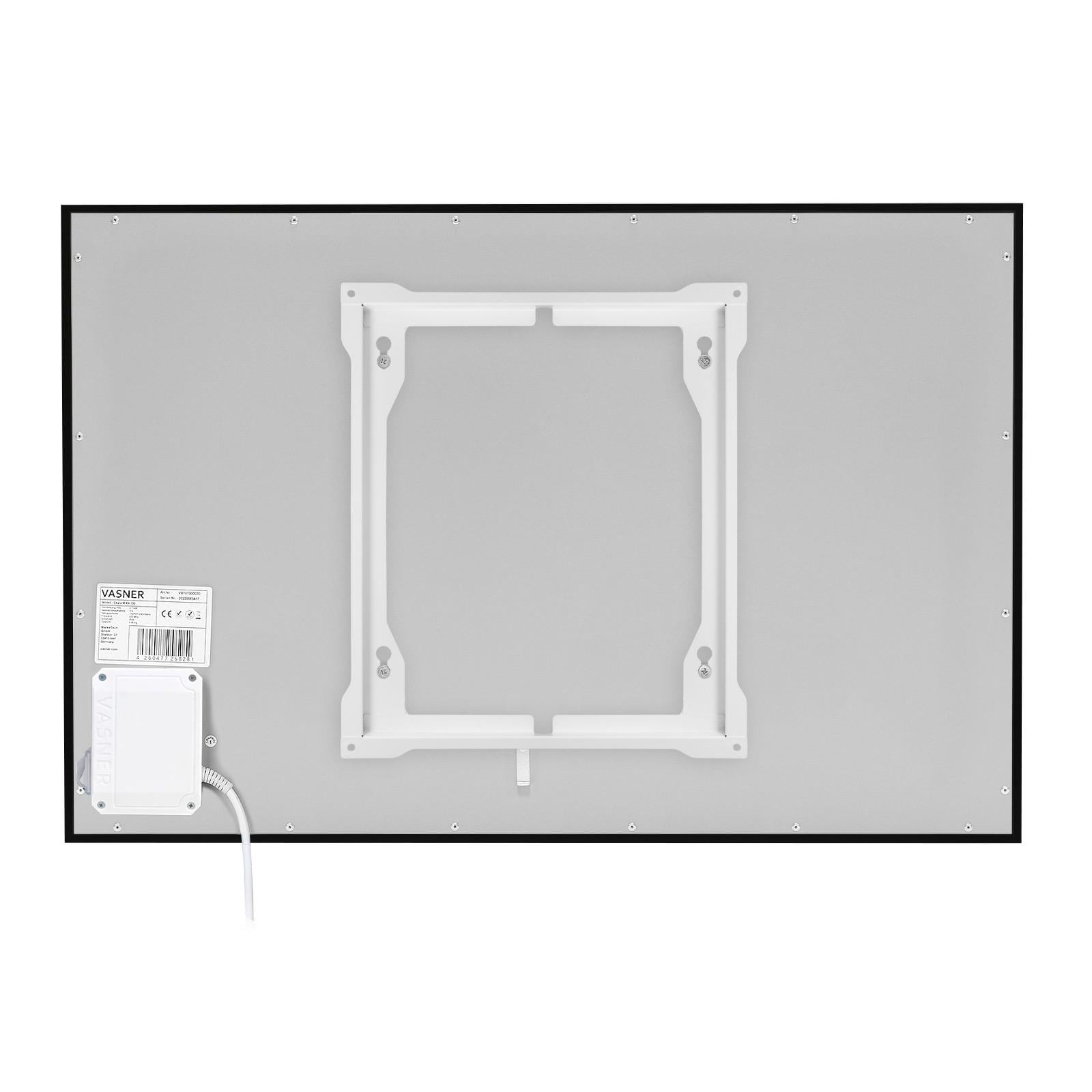 Vasner Infrarotheizung »Citara T RX 700 W« Metall Heizpaneel Tafelheizung schwarz