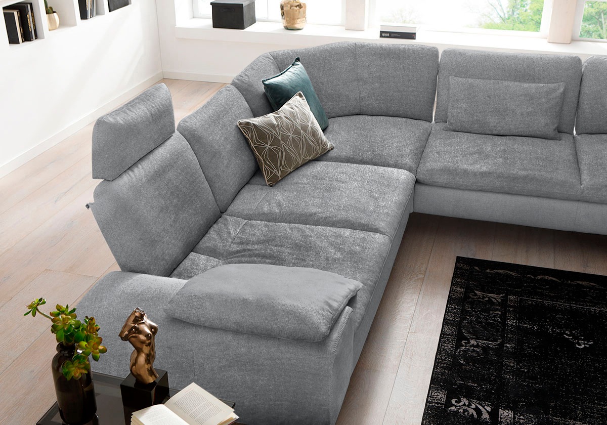 W.SCHILLIG Ecksofa "valentinoo, Designsofa, elegant und bequem, L-Form", (S günstig online kaufen