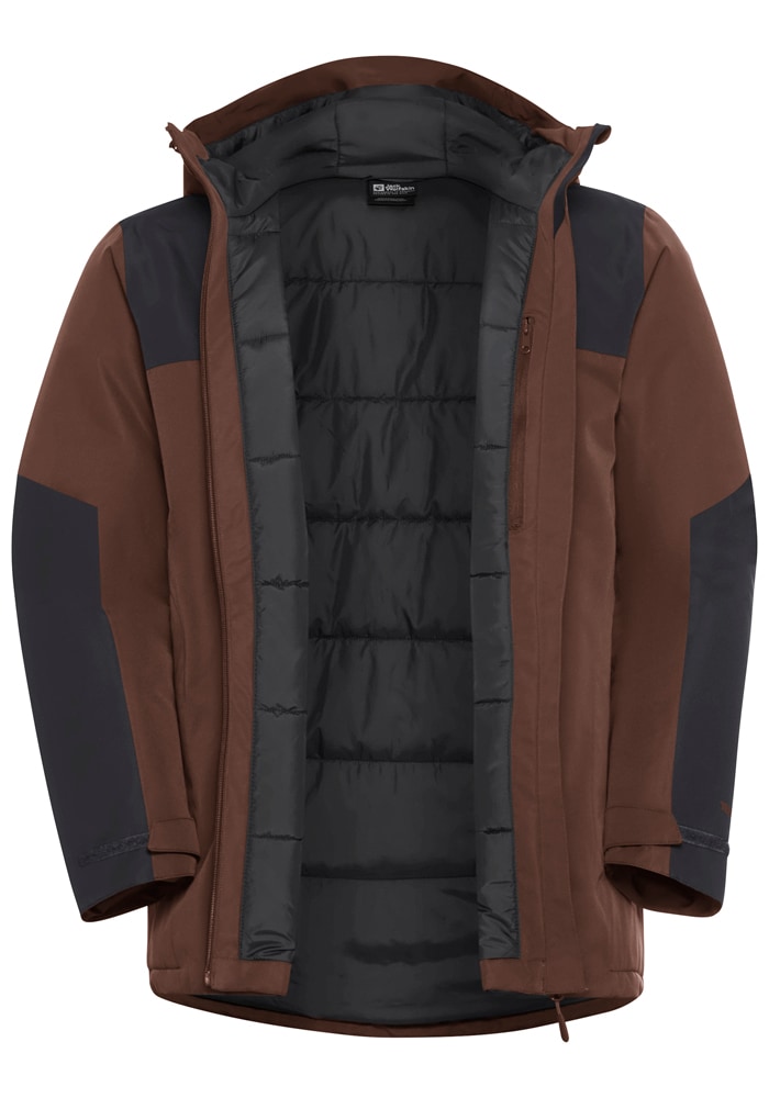 Jack Wolfskin Winterjacke »JASPER INS JKT M«, mit Kapuze