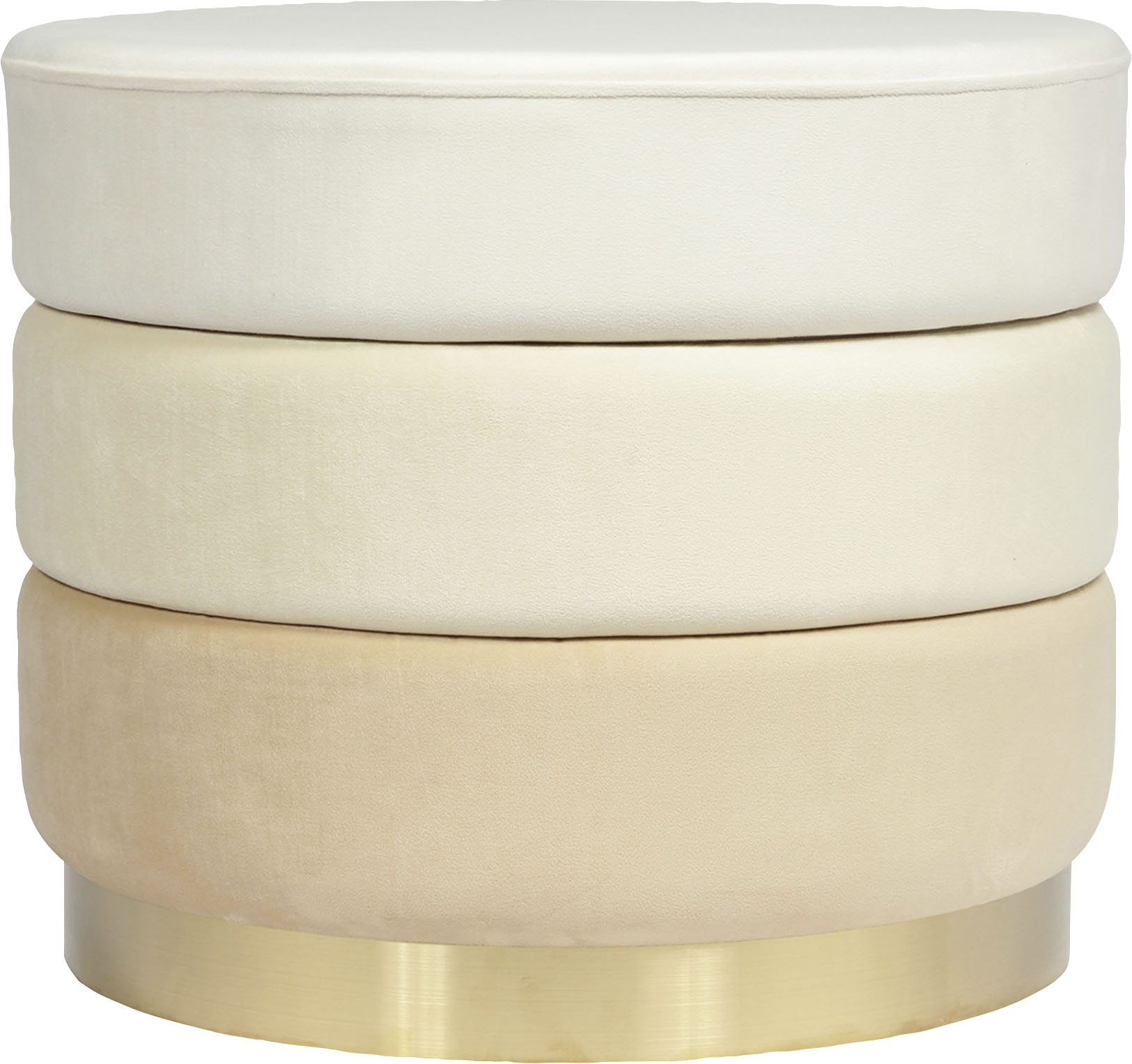 Kayoom Sitzhocker "Hocker Elyse, Edler Touch durch goldenen Sockel" 1 Stk. günstig online kaufen