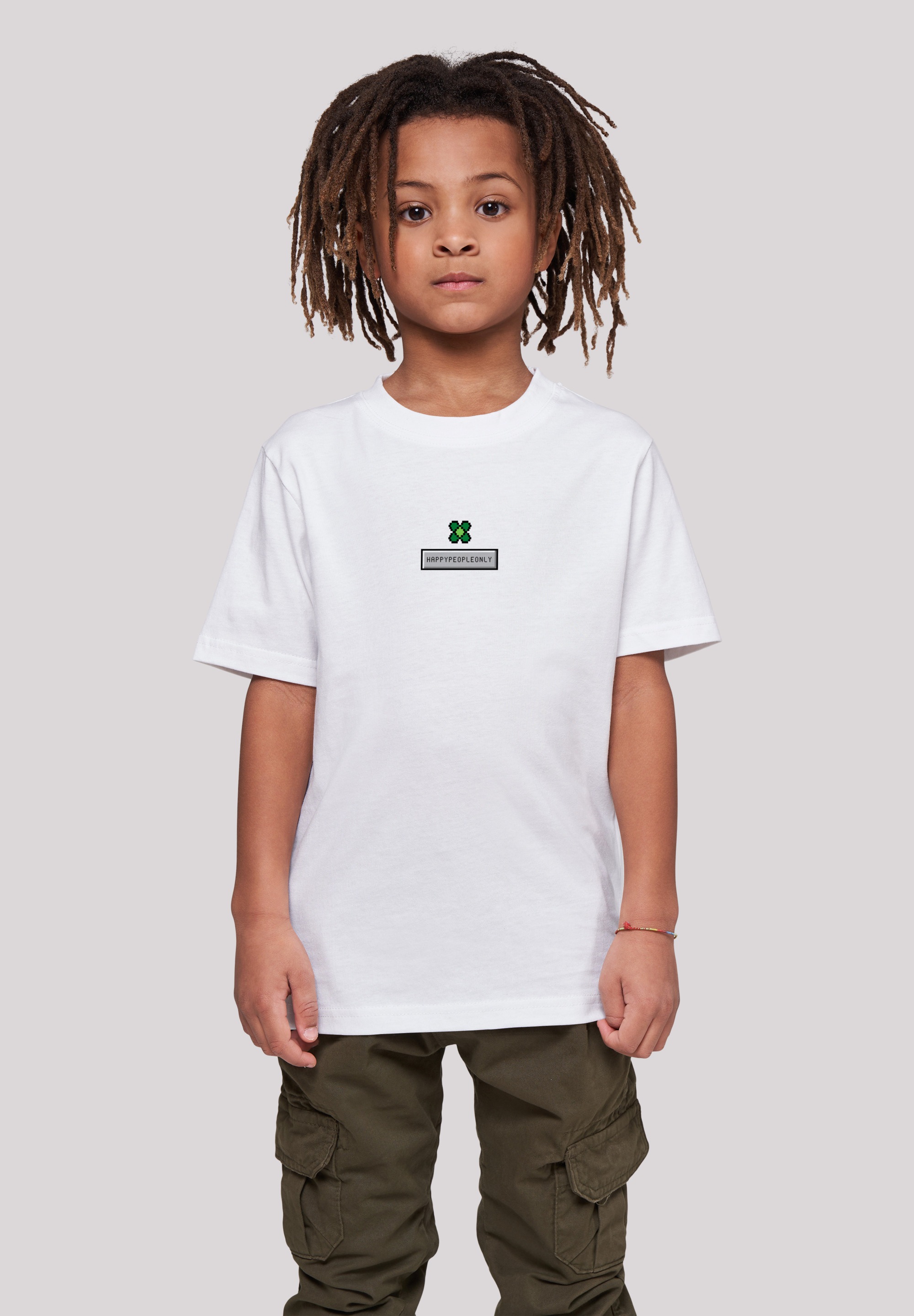 New Kleeblatt«, Print F4NT4STIC Happy | BAUR online Year Pixel T-Shirt »Silvester kaufen