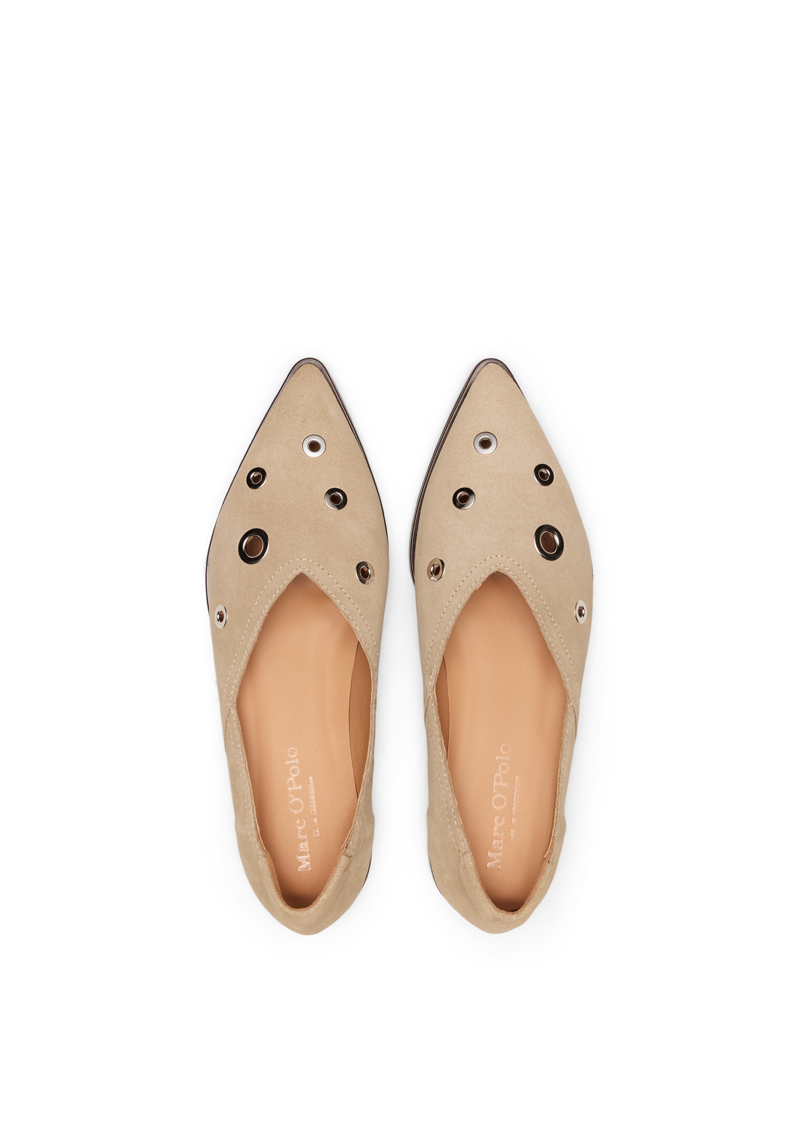 Marc O'Polo Ballerina »mit modernen Metallösen«