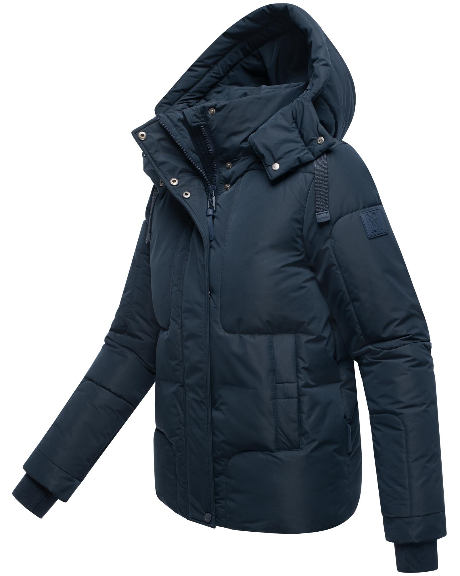 Navahoo Steppjacke »Zauberlicht 14«, mit Kapuze, Winterjacke mit abnehmbarer Kapuze und Fleece-Futter