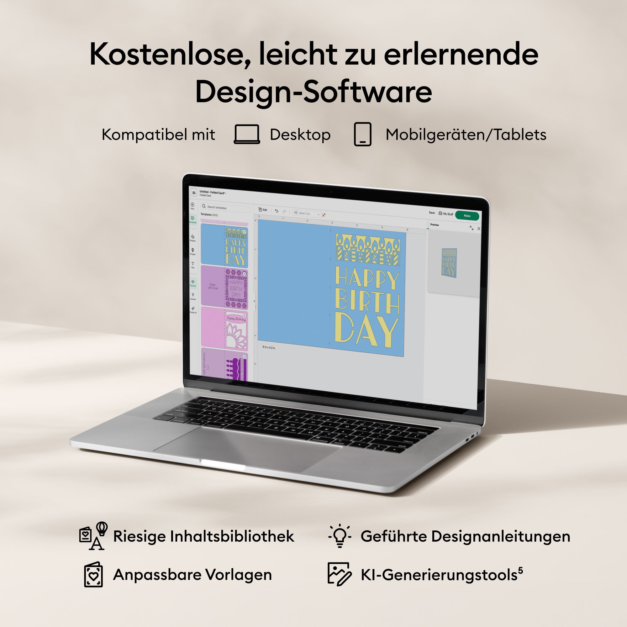 Cricut Schneideplotter »Joy™ 2 + Essential-Bundle«