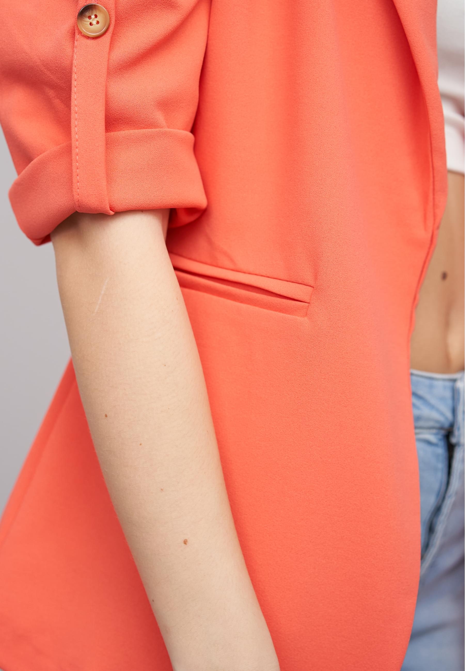 CLOUD 5IVE Allwetterjacke »CLOUD 5IVE Turn-Up 3/4 Sleeve Blazer« 1 Stk. tlg. ohne Kapuze