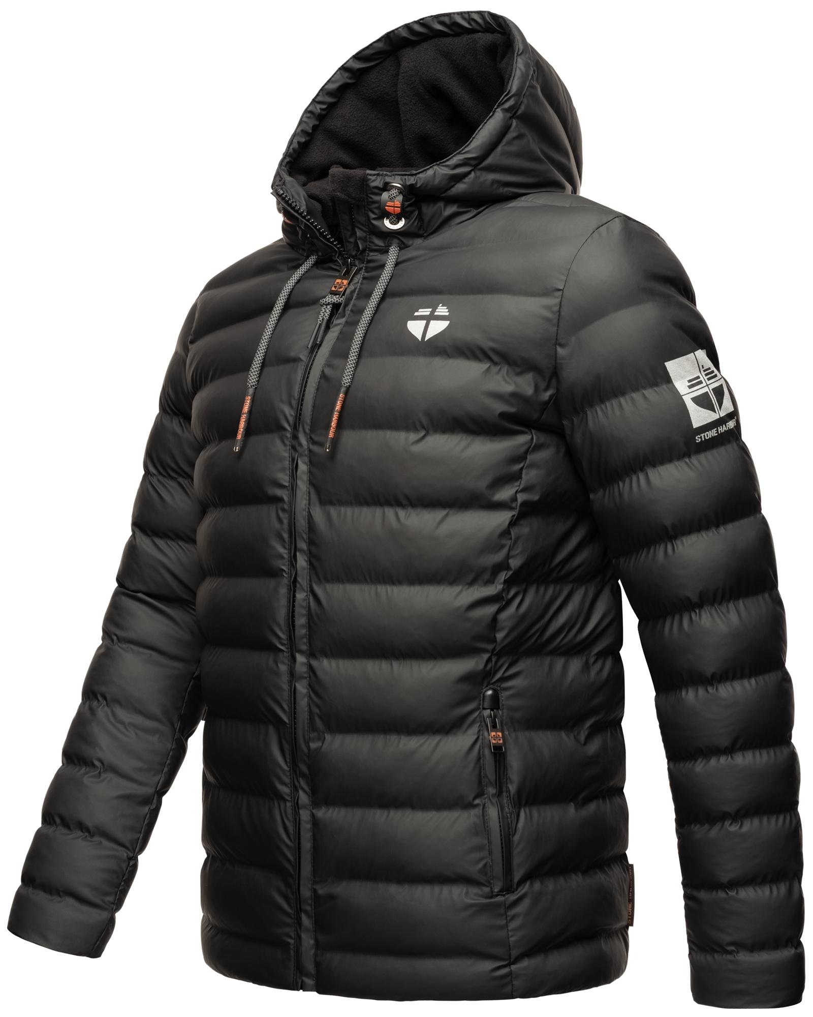 Stone Harbour Winterjacke »Zaharoo«, mit Kapuze, Wasserdichte, gesteppte Regenjacke für den Winter