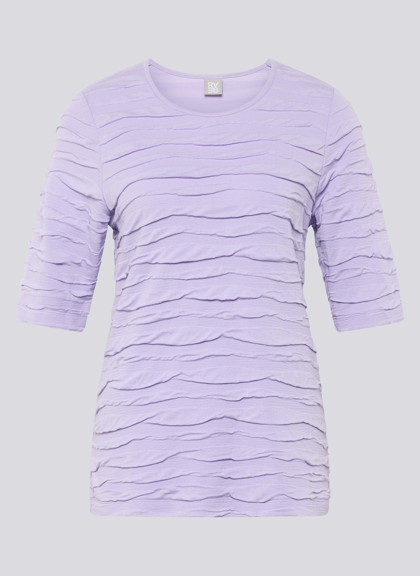 Rabe T-Shirt mit Struktur Muster