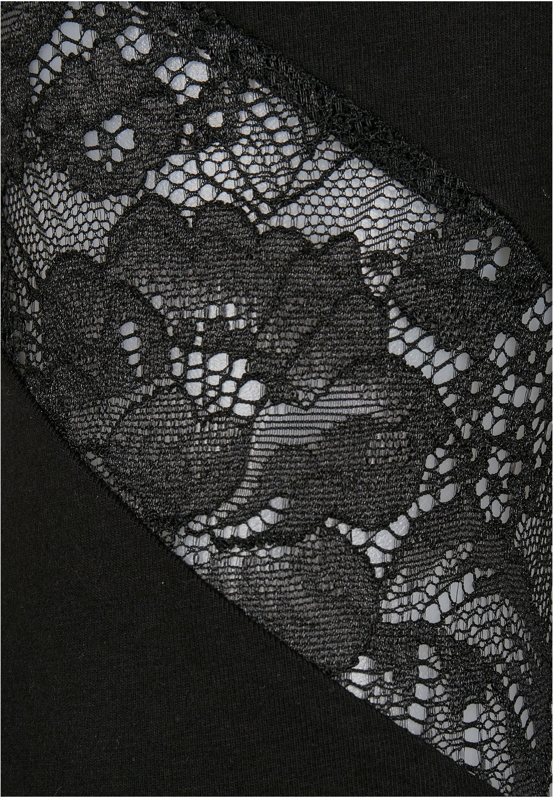 URBAN CLASSICS Leggings »Urban Classics Damen Ladies Highwaist Lace Inset Leggings«, (1 tlg.)