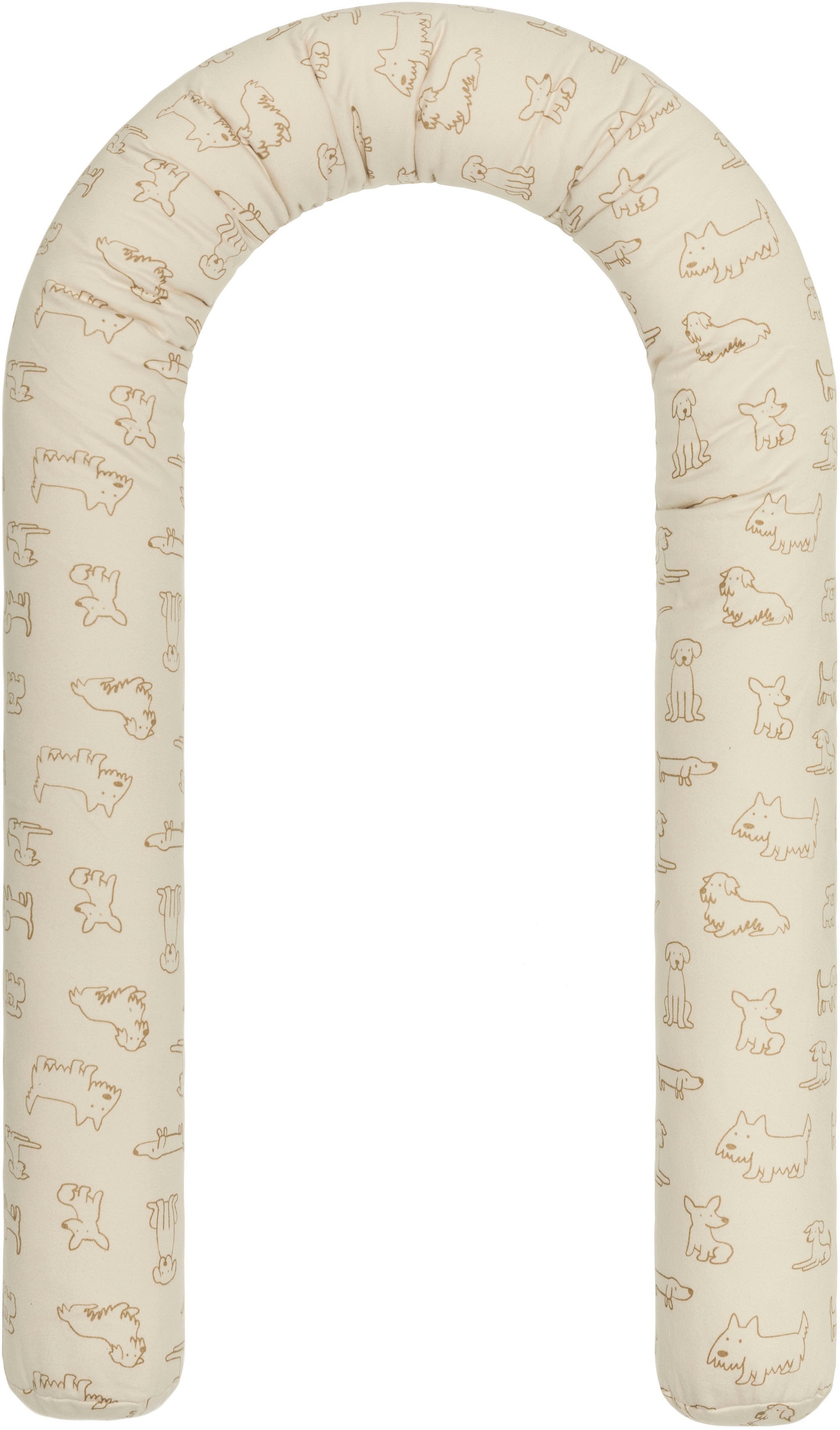 Nestchenschlange FILLIKIDhund, beige, Obermaterial: 100% Baumwolle. Füllung: 100% Polyester, Bettnestchen, "Jersey"