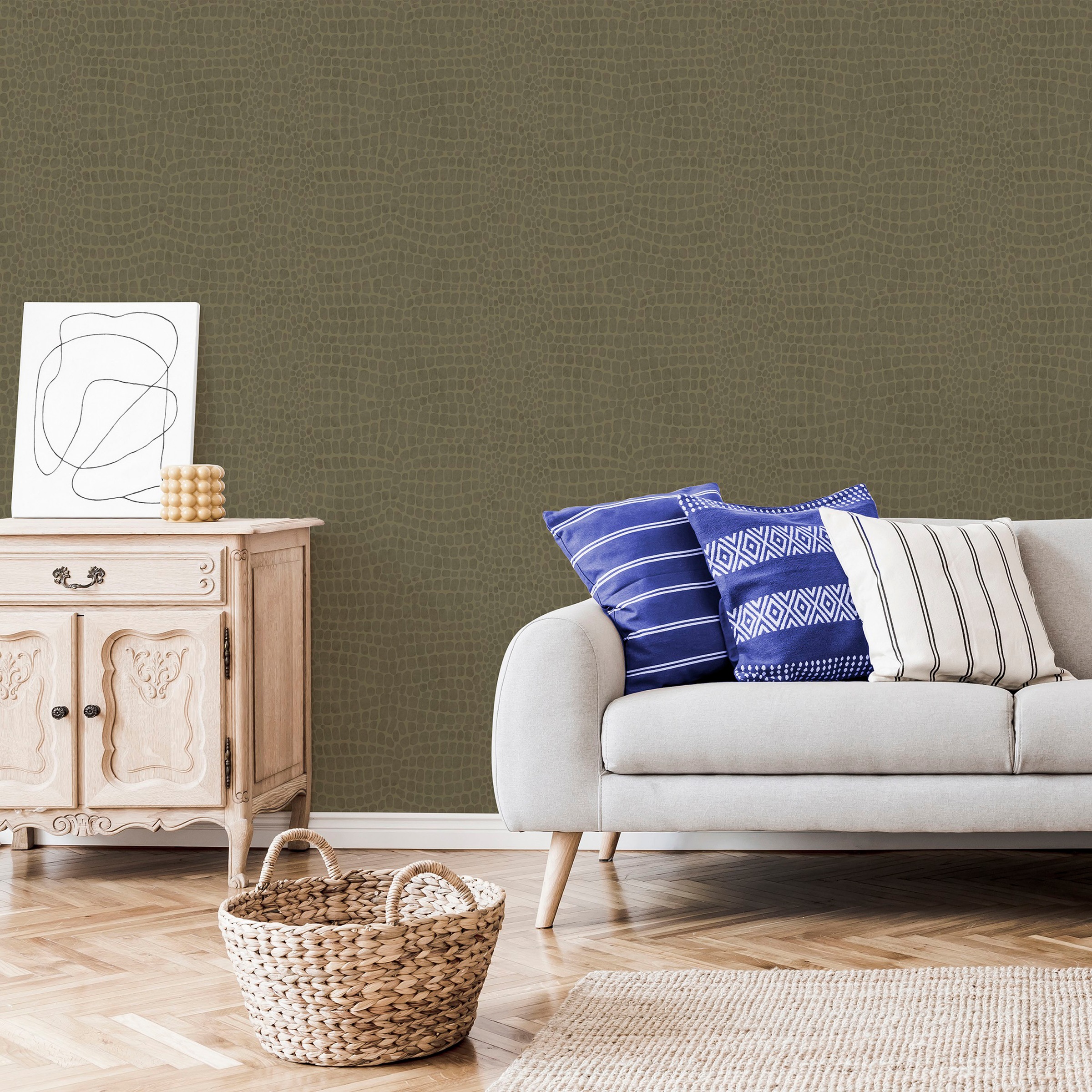 Superfresco Easy Vliestapete »Animal Print Grun«, Motiv, animal print