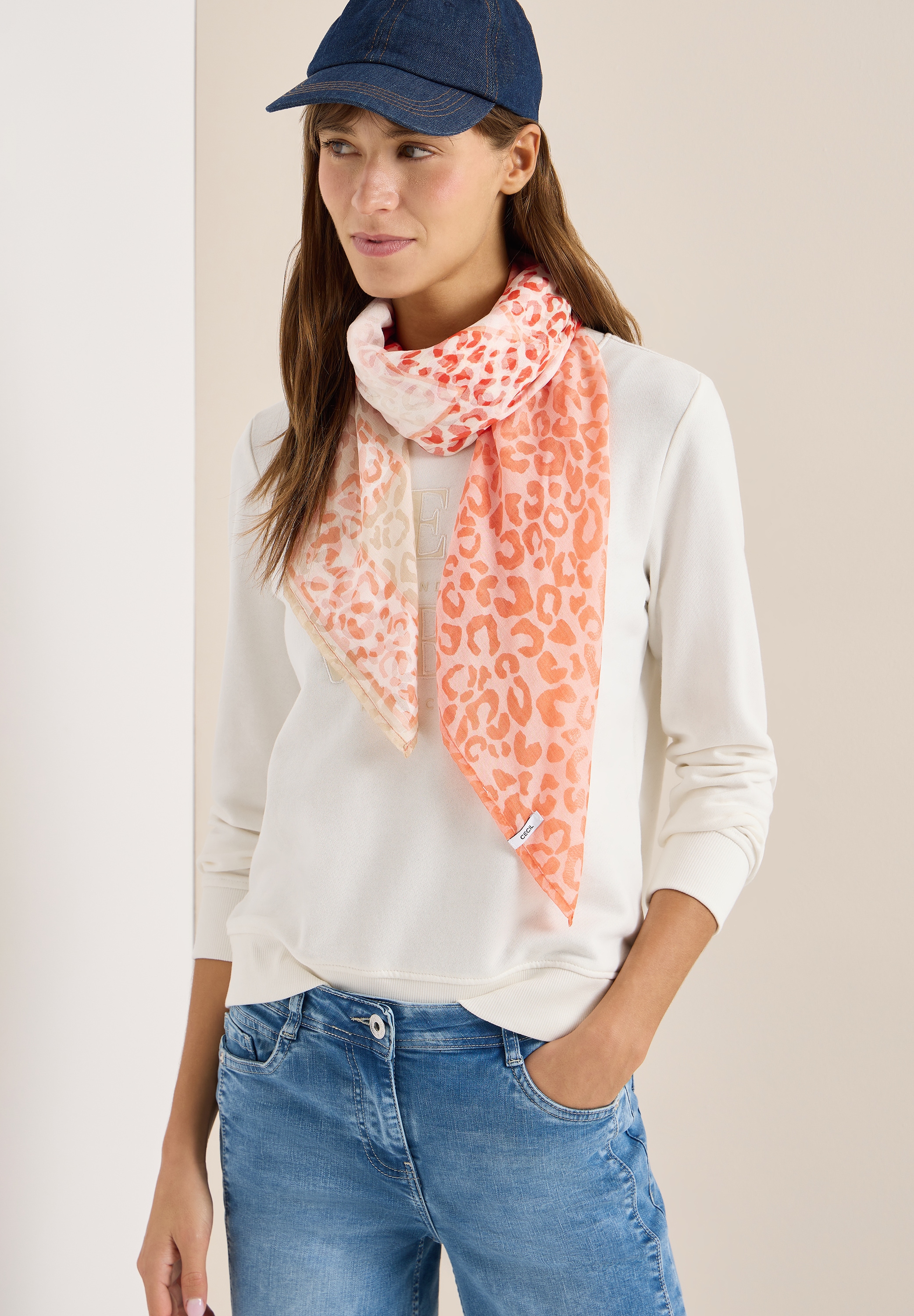 Cecil Halstuch mit Leo-Muster günstig online kaufen