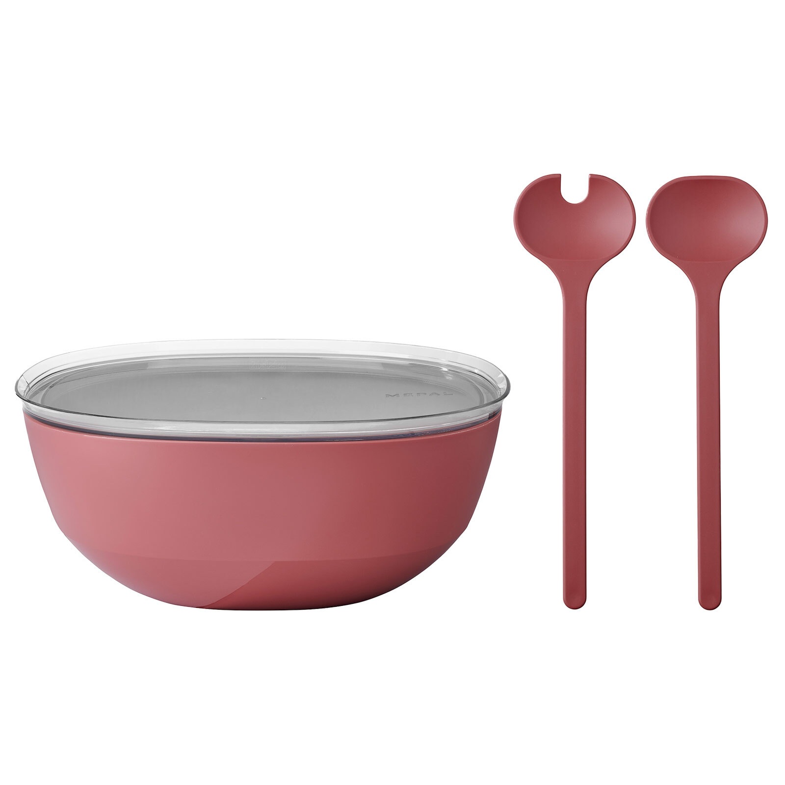 Mepal Schale "Servierschale mit Deckel & Salatbesteck Silueta 5000 ml" 2 tlg.