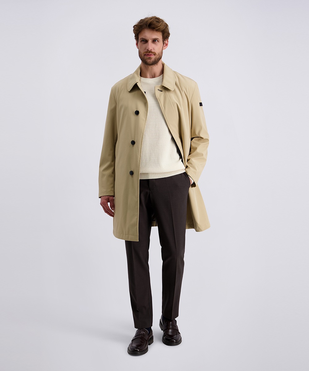 Pierre Cardin Rundhalspullover mit Struktur