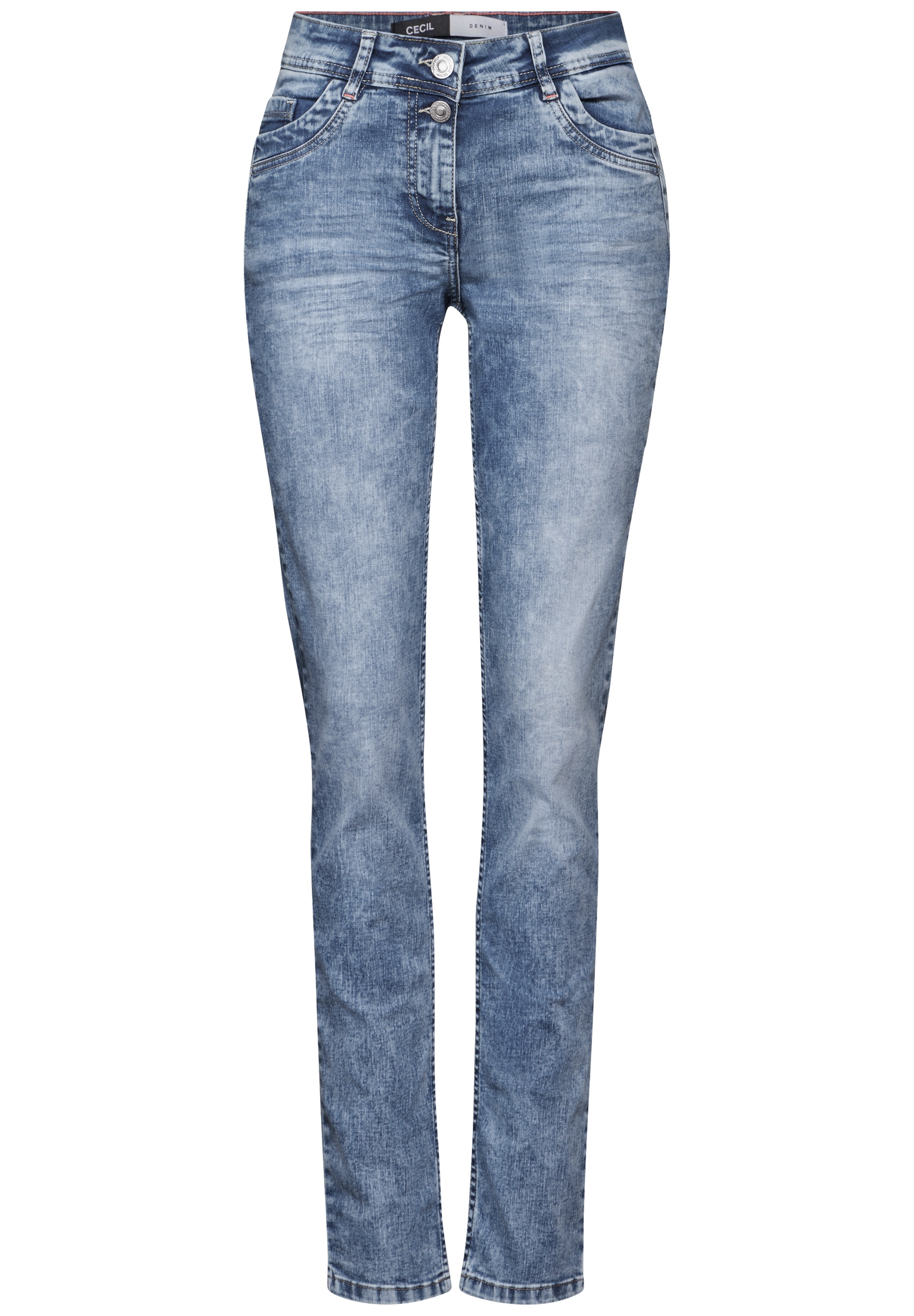 Cecil Comfort-fit-Jeans, Middle Waist