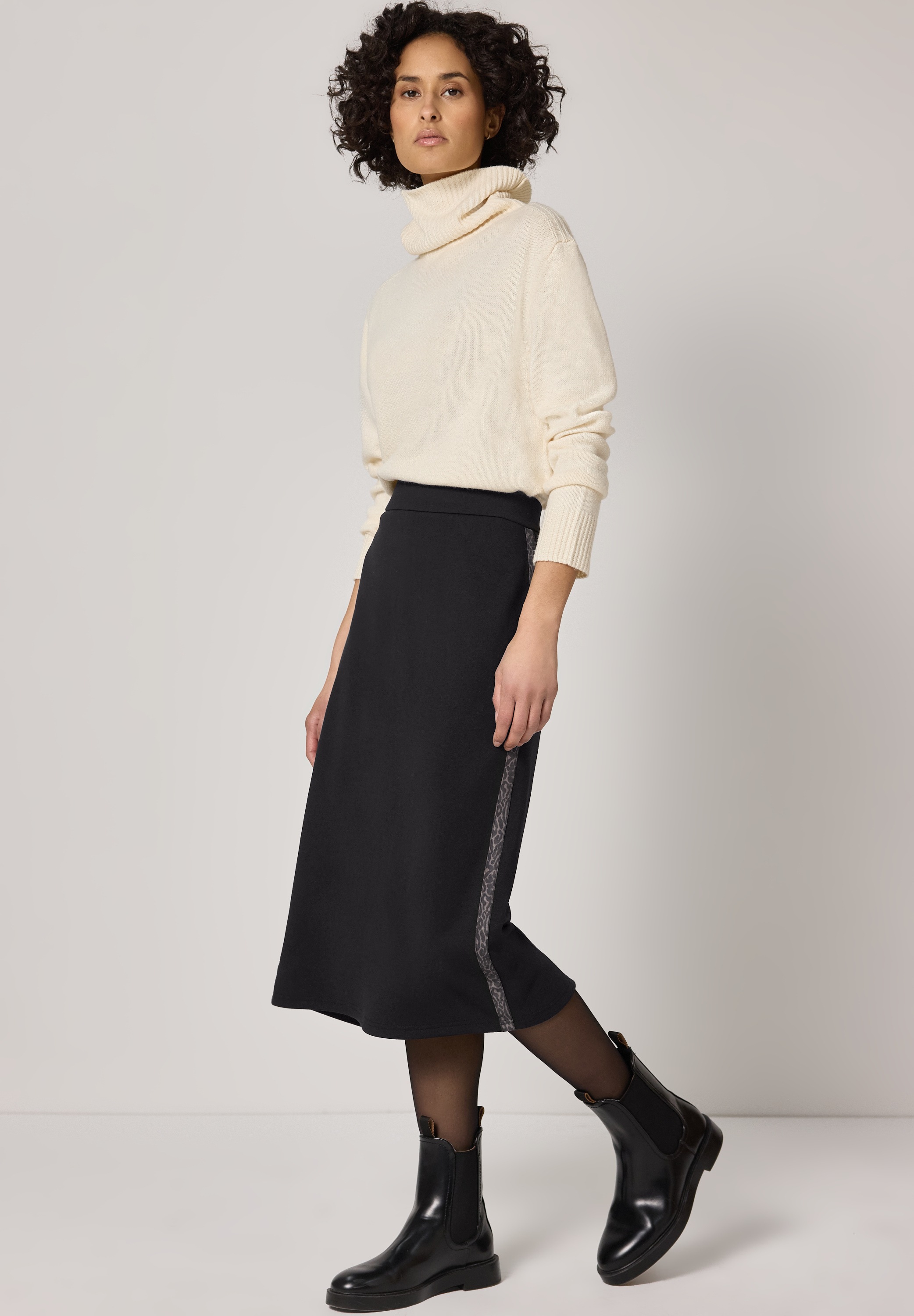 STREET ONE Maxirock mit Elastikbund