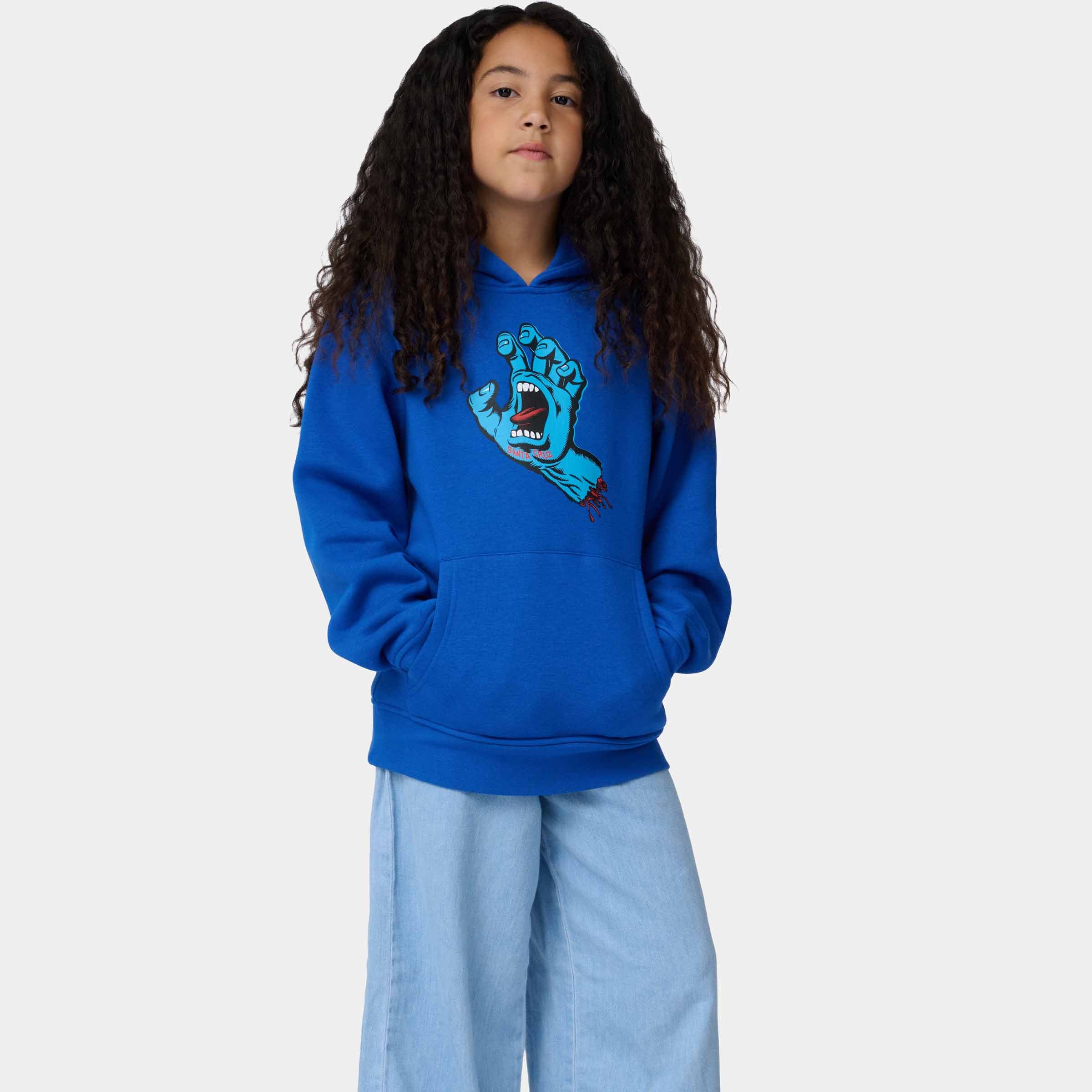 Santa Cruz Kapuzenpullover "YOUTH SCREAMING HAND HOOD" für Kinder, sportlicher Stil, bequemer Schnitt