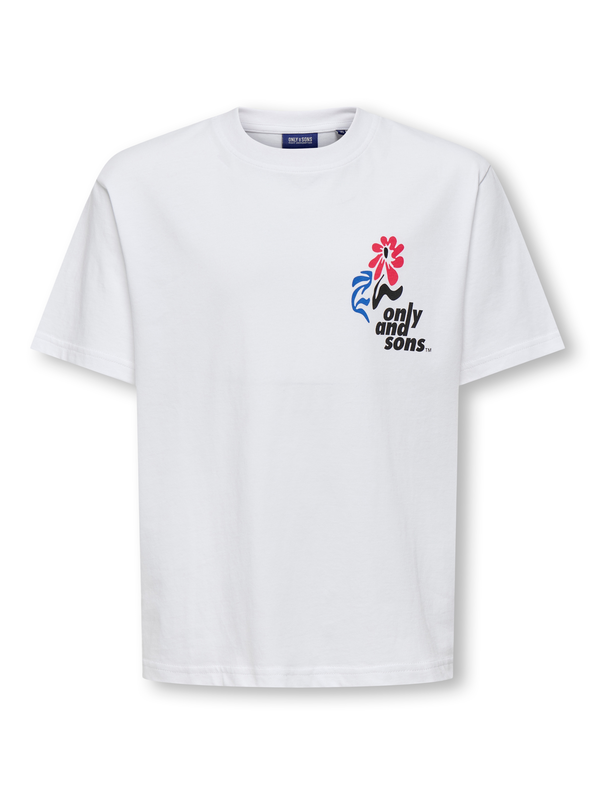 ONLY & SONS junior T-Shirt »OSJFRED LAURENT FLOW.  RLX SS JRS NOOS« Baumwolle, relaxed fit