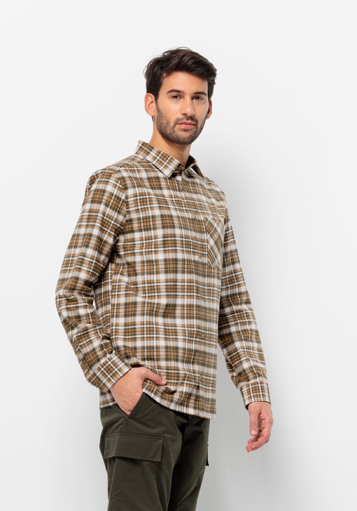 Jack Wolfskin Flanellhemd "BERGWEG SHIRT M"