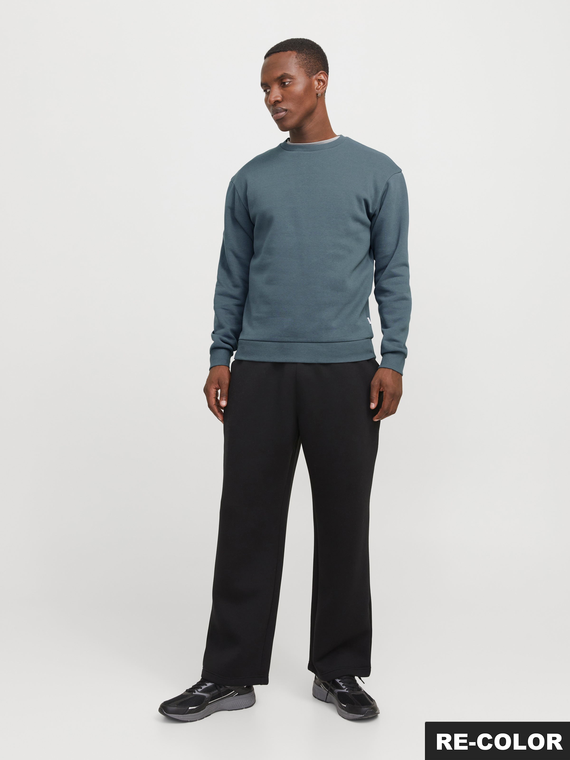 Jack & Jones Sweatshirt »JJEBRADLEY SWEAT CREW NOOS«, mit Rippbündchen