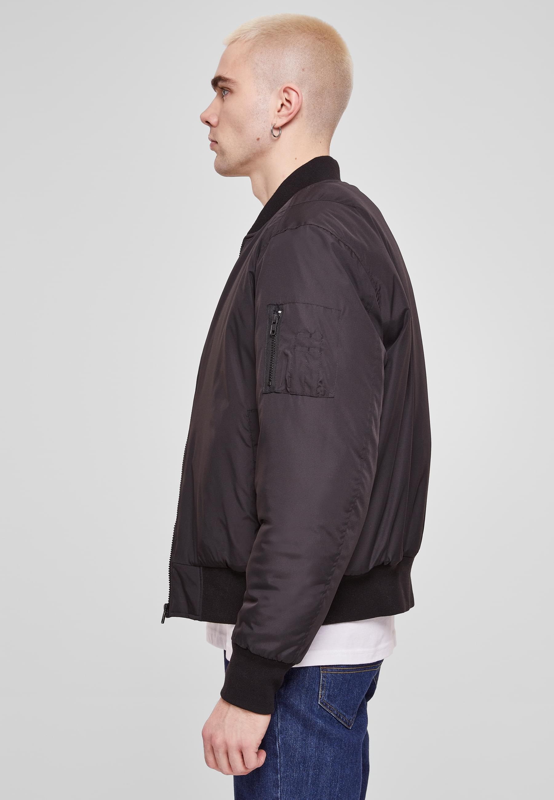 URBAN CLASSICS Allwetterjacke »Urban Classics Herren Recyclet Basic Bomber Jacket«, (1 St.), ohne Kapuze